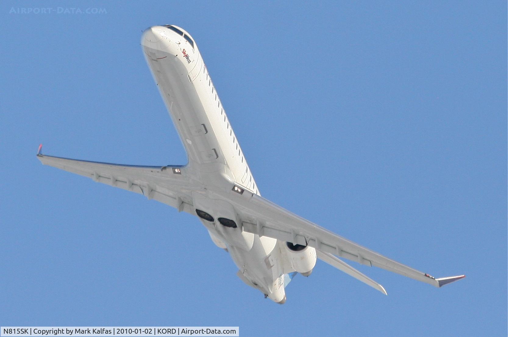 N815SK, 2006 Bombardier CRJ-900ER (CL-600-2D24) C/N 15101, SkyWest CRJ9, SKW4665, 32L departure KORD to KATL.