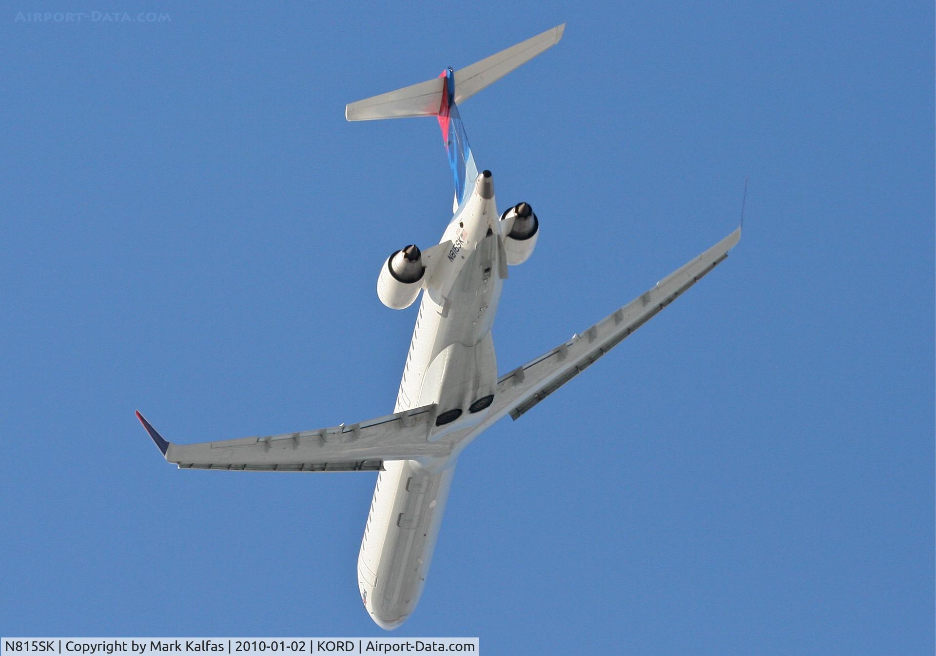 N815SK, 2006 Bombardier CRJ-900ER (CL-600-2D24) C/N 15101, SkyWest CRJ9, SKW4665, 32L departure KORD to KATL.