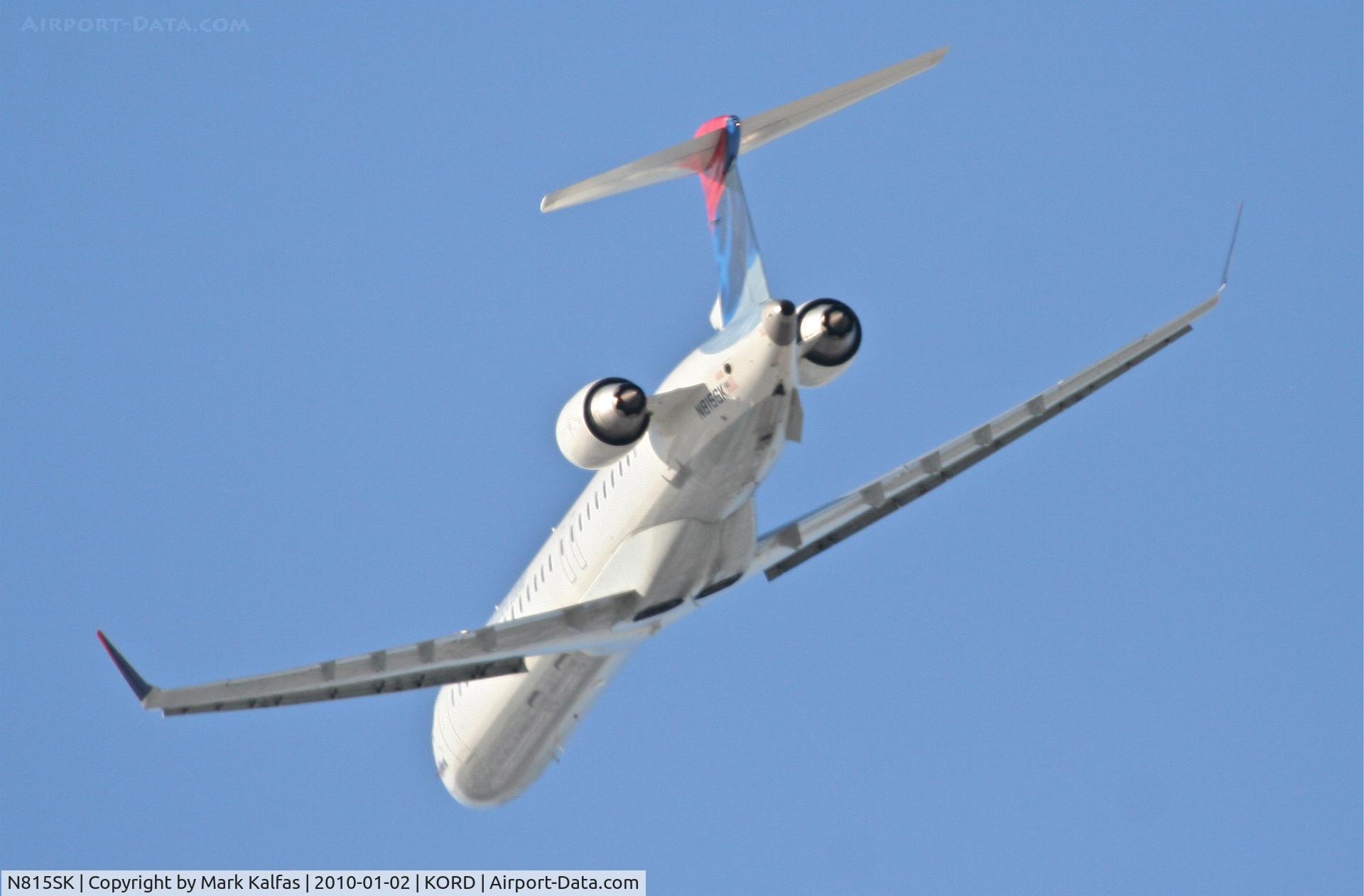 N815SK, 2006 Bombardier CRJ-900ER (CL-600-2D24) C/N 15101, SkyWest CRJ9, SKW4665, 32L departure KORD to KATL.