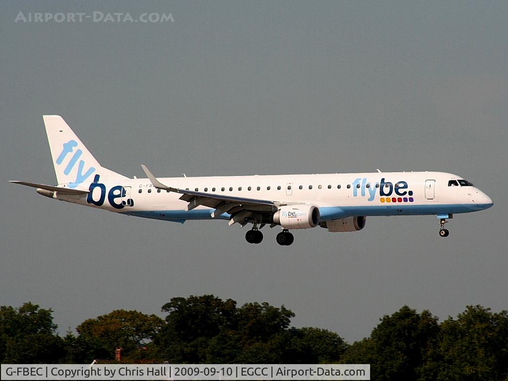 G-FBEC, 2006 Embraer 195LR (ERJ-190-200LR) C/N 19000069, flybe