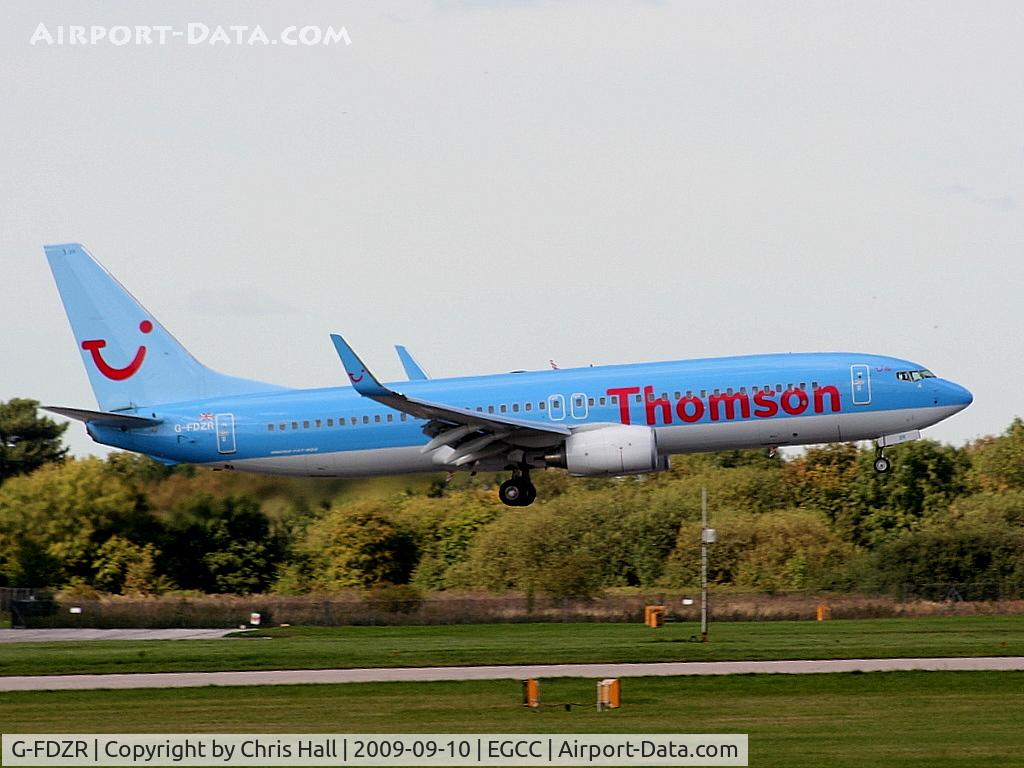 G-FDZR, 2009 Boeing 737-8K5 C/N 35145, Thomson