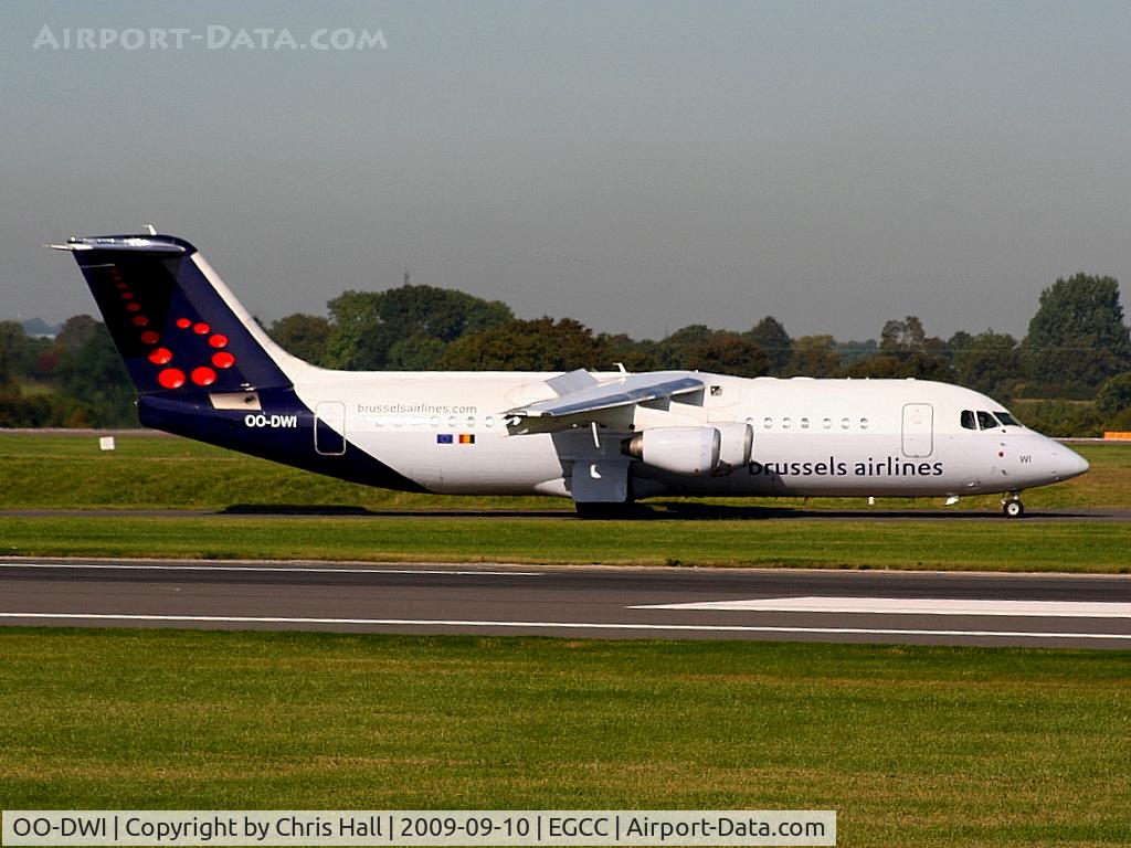 OO-DWI, 1999 British Aerospace Avro 146-RJ100 C/N E3342, Brussels Airlines