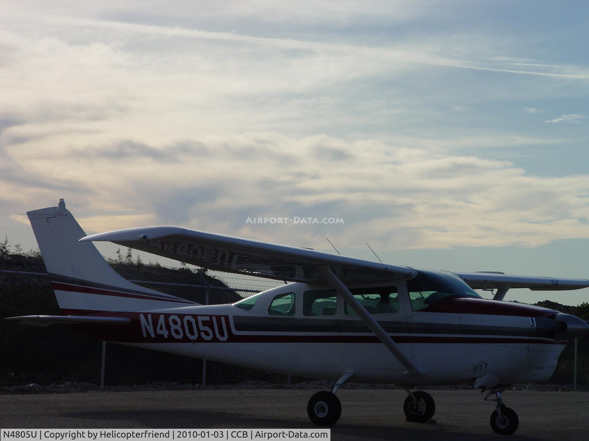 N4805U, 1963 Cessna 210-5(205) C/N 205-0505, Parked on the southside at Cable