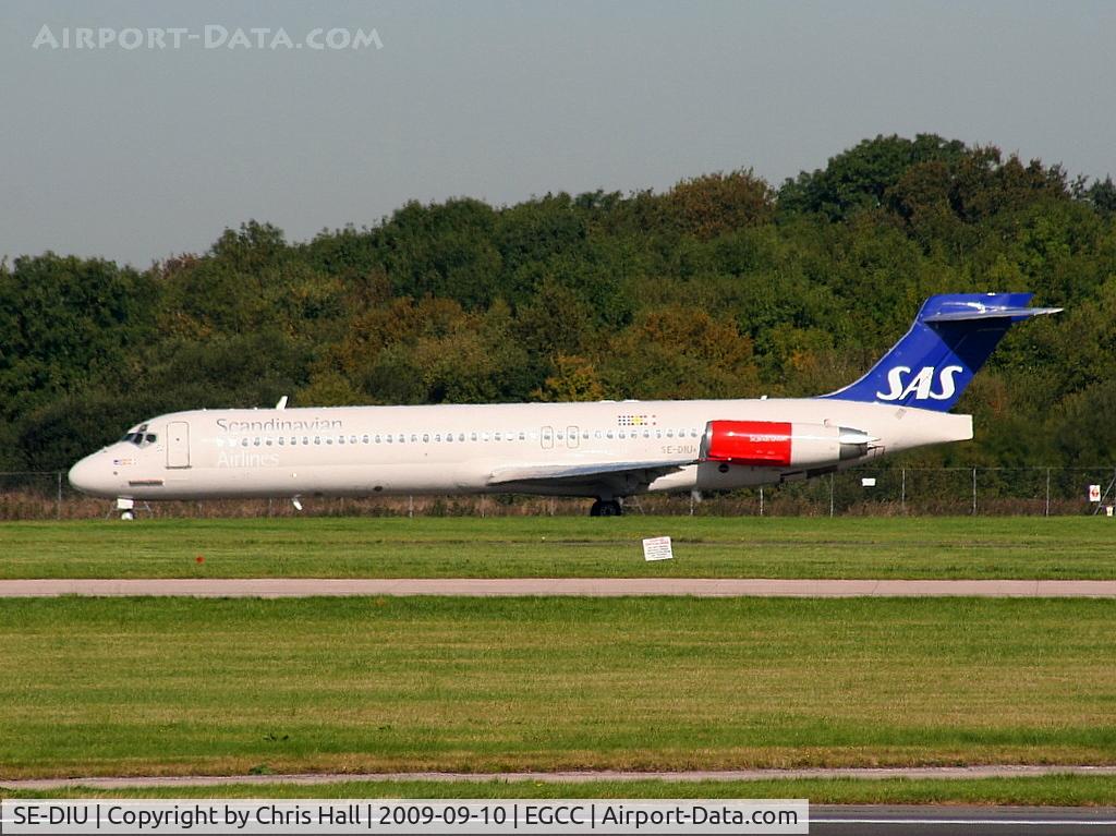 SE-DIU, 1991 McDonnell Douglas MD-87 (DC-9-87) C/N 53011, Scandinavian Airlines