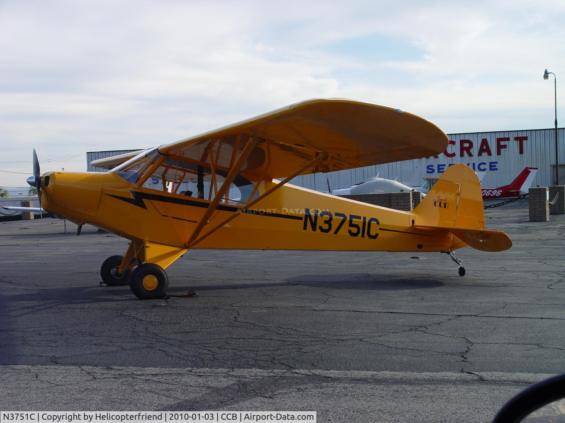 N3751C, 2008 American Legend AL11 C/N AL-1121, Parked for people to look at when visiting Cable