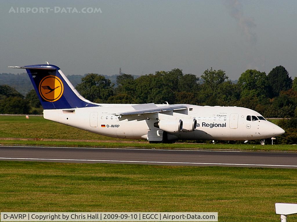D-AVRP, 1997 British Aerospace Avro 146-RJ85 C/N E.2303, Lufthansa Regional operated by CityLine