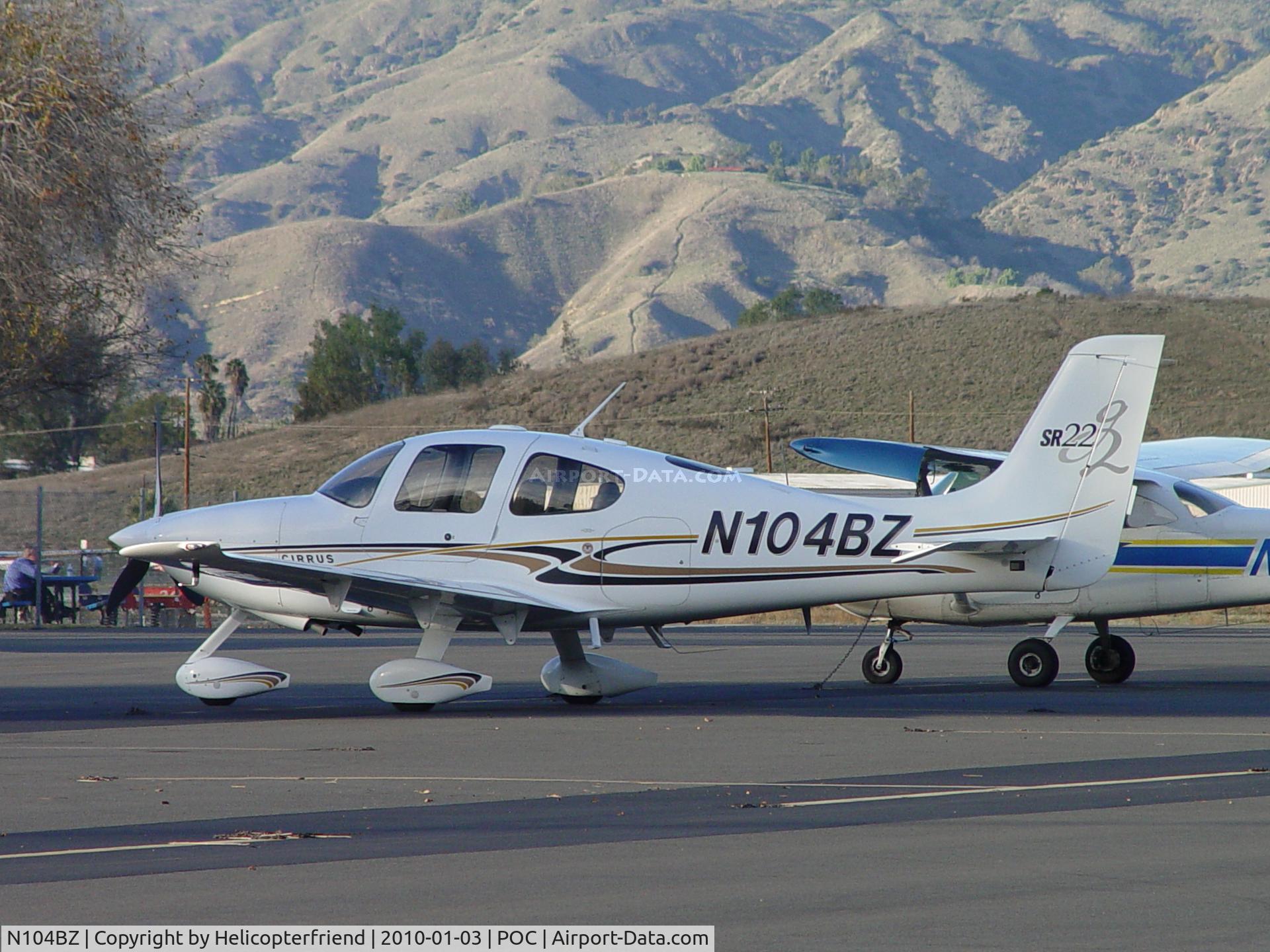 N104BZ, 2004 Cirrus SR22 C/N 1219, Parked in transient parking