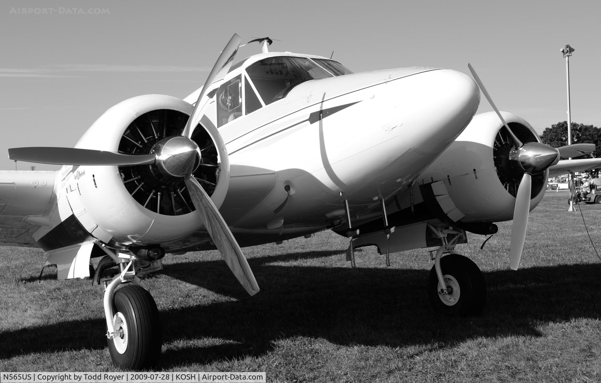 N565US, 1959 Beech G18S C/N BA-469, EAA AIRVENTURE 2009