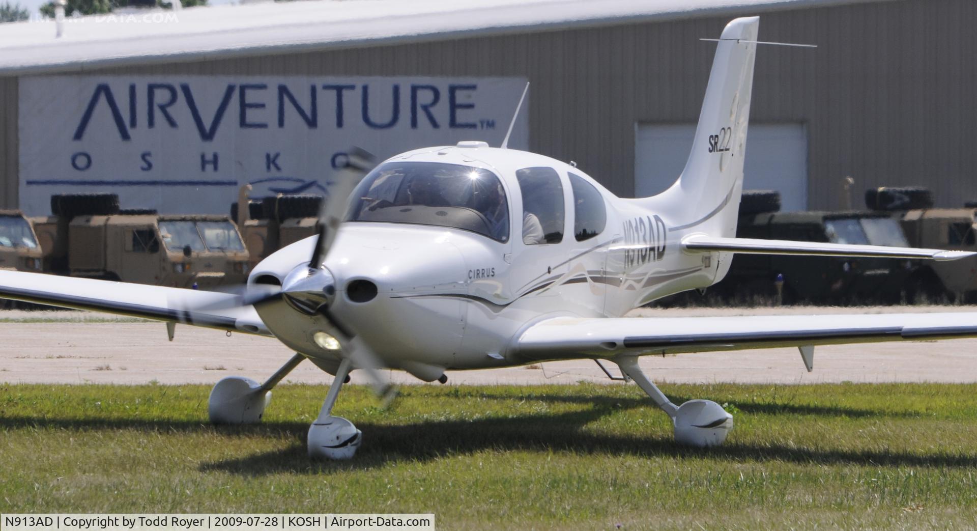 N913AD, 2005 Cirrus SR22 GTS C/N 1520, EAA AIRVENTURE 2009