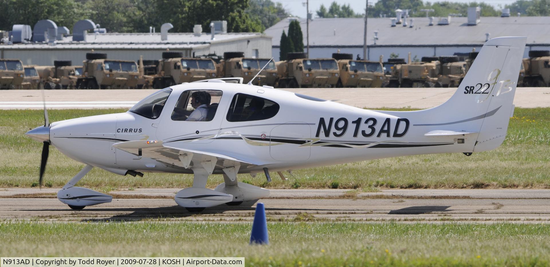 N913AD, 2005 Cirrus SR22 GTS C/N 1520, EAA AIRVENTURE 2009