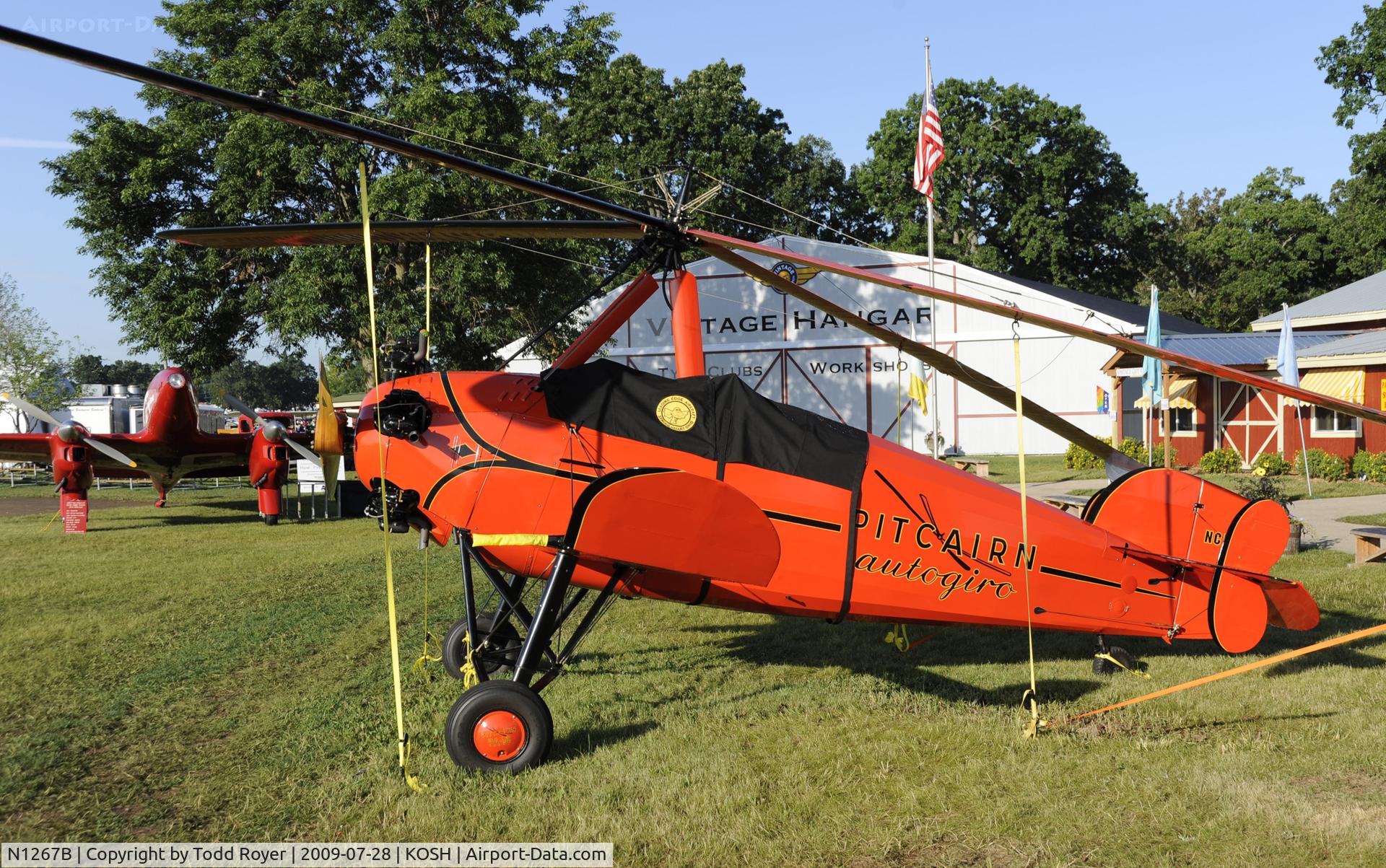 N1267B, 1932 Pitcairn PA-18 C/N G-65, EAA AIRVENTURE 2009