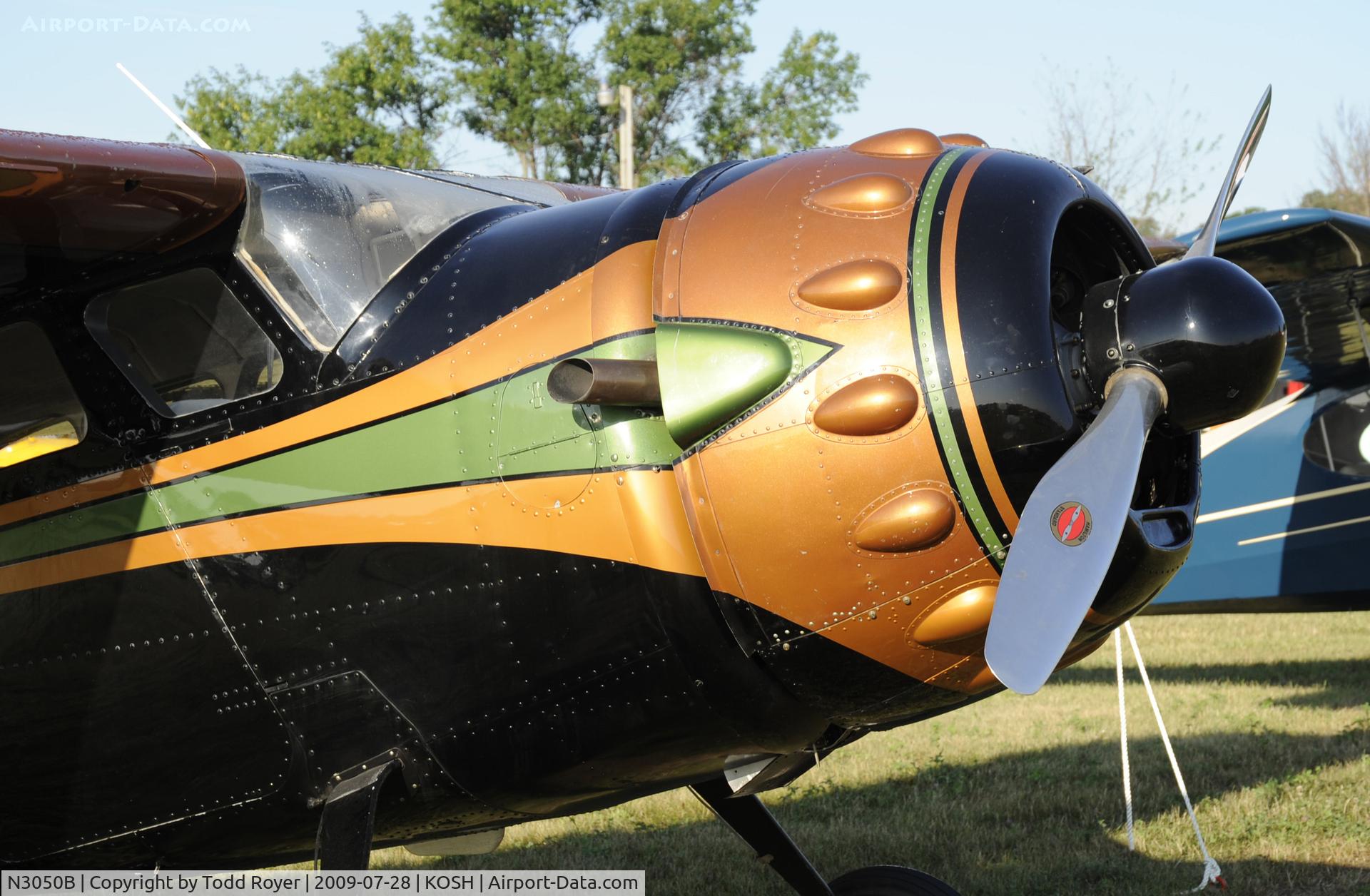 N3050B, 1952 Cessna 195B Businessliner C/N 7933, EAA AIRVENTURE 2009