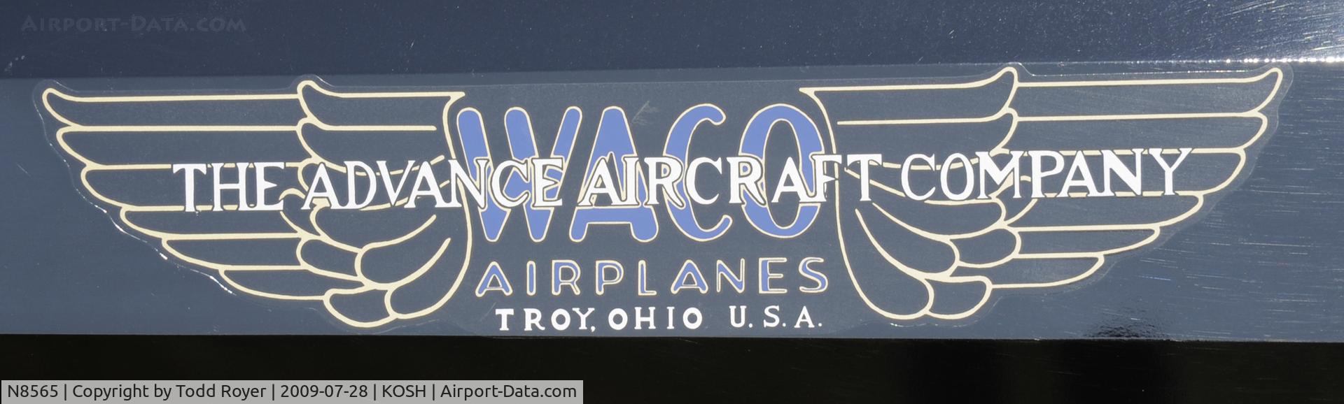 N8565, 1929 Waco ATO C/N A-83, EAA AIRVENTURE 2009