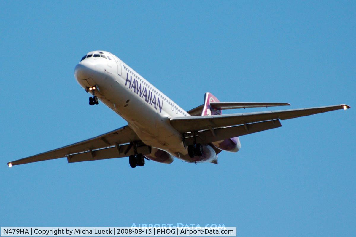N479HA, 2001 Boeing 717-22A C/N 55124, At Maui
