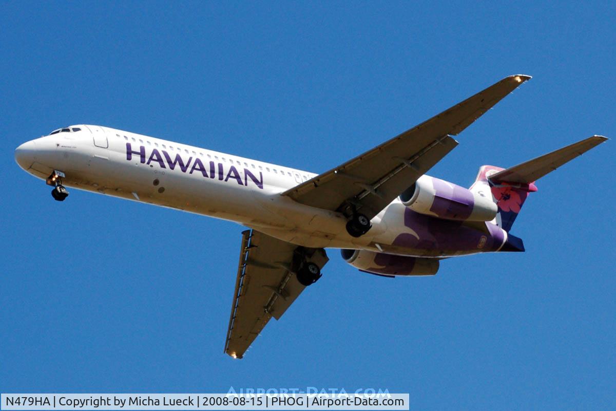 N479HA, 2001 Boeing 717-22A C/N 55124, At Maui