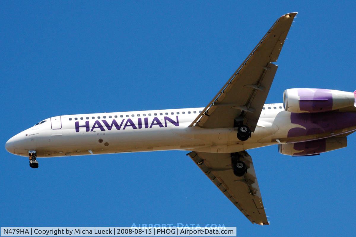 N479HA, 2001 Boeing 717-22A C/N 55124, At Maui