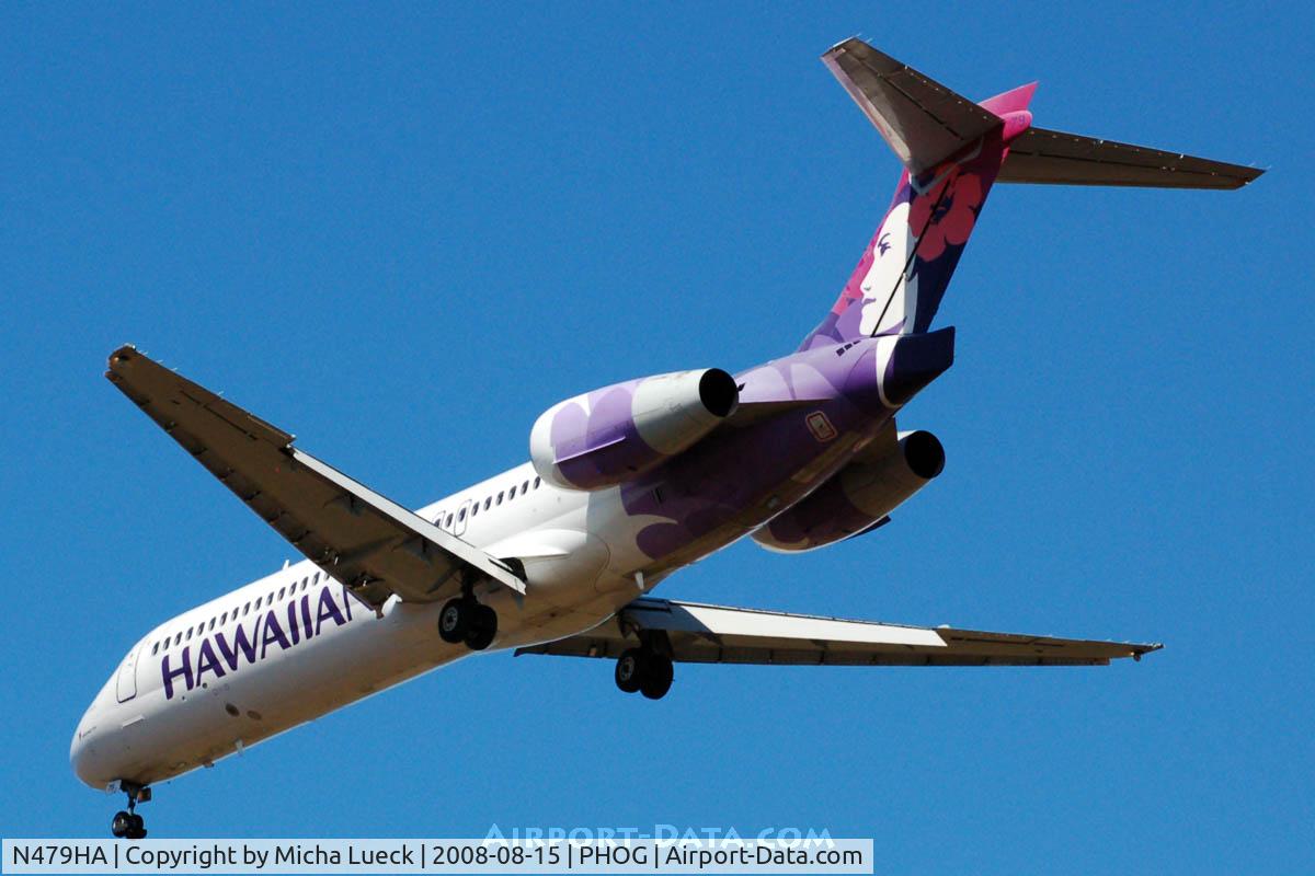 N479HA, 2001 Boeing 717-22A C/N 55124, At Maui