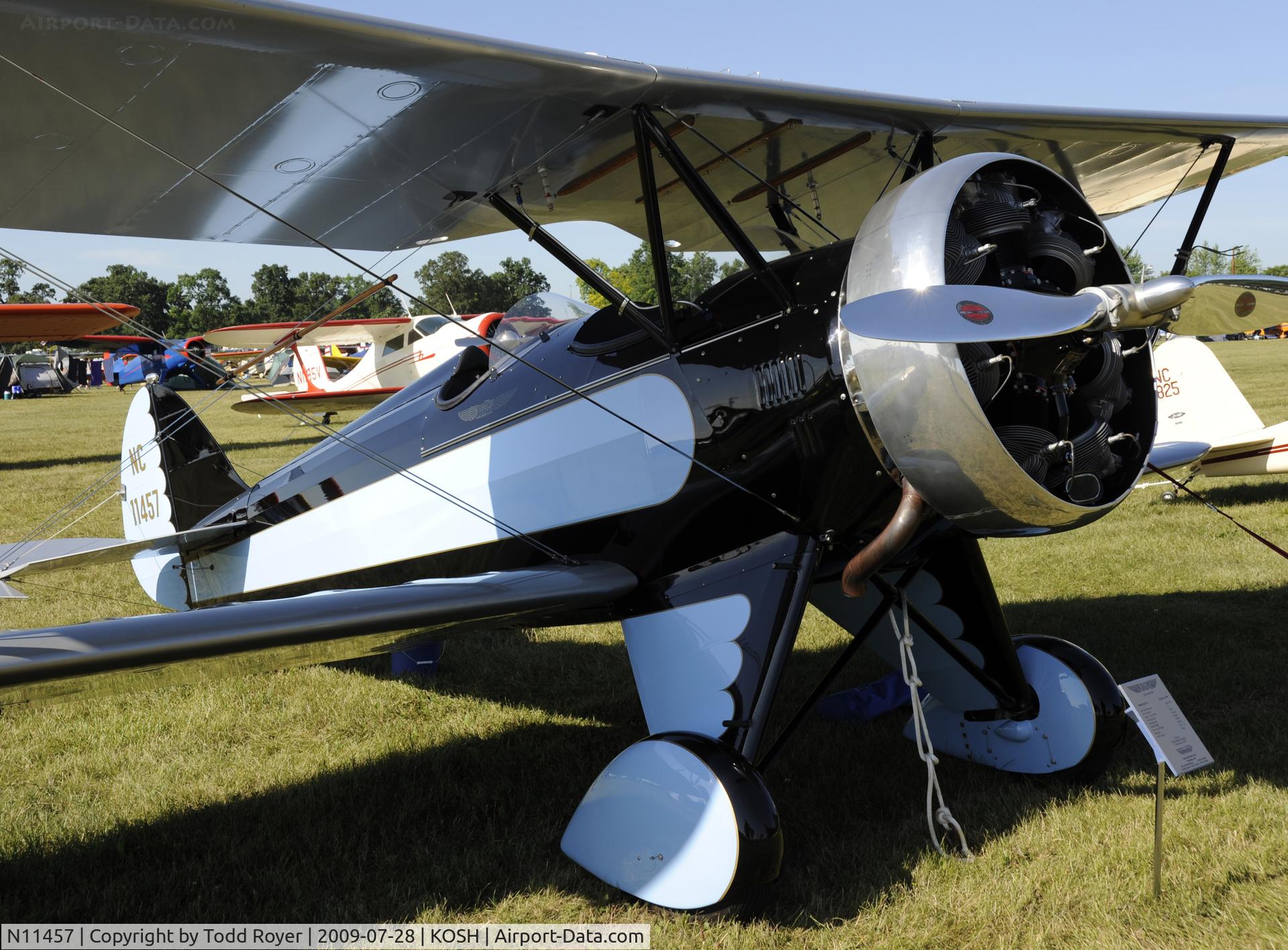 N11457, 1931 Waco QCF C/N 3540, EAA AIRVENTURE 2009