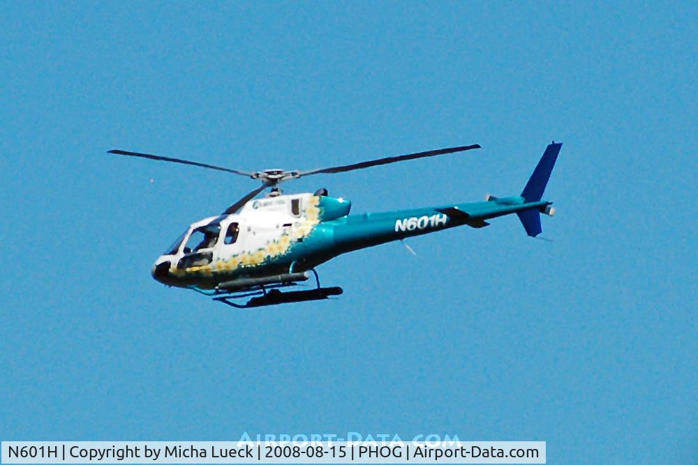 N601H, 1993 Eurocopter AS-350BA Ecureuil C/N 2733, At Maui