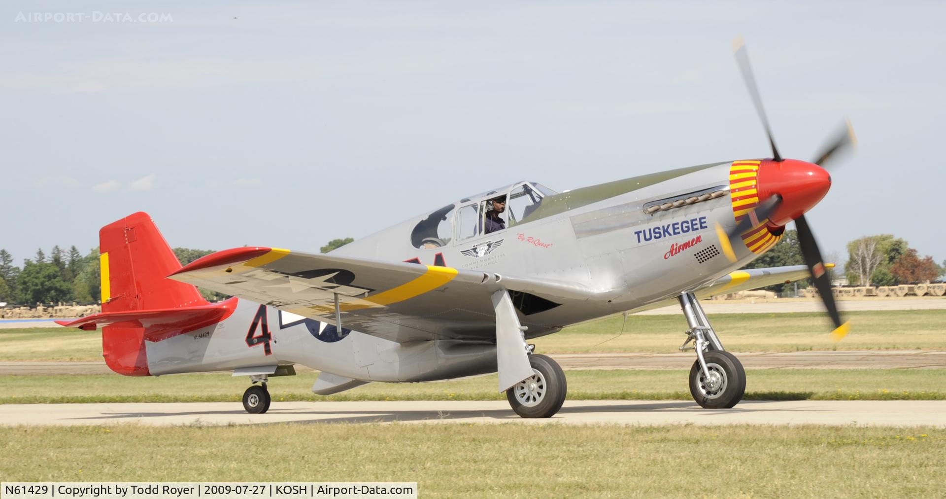 N61429, 1942 North American P-51C Mustang C/N 103-26199, EAA AIRVENTURE 2009