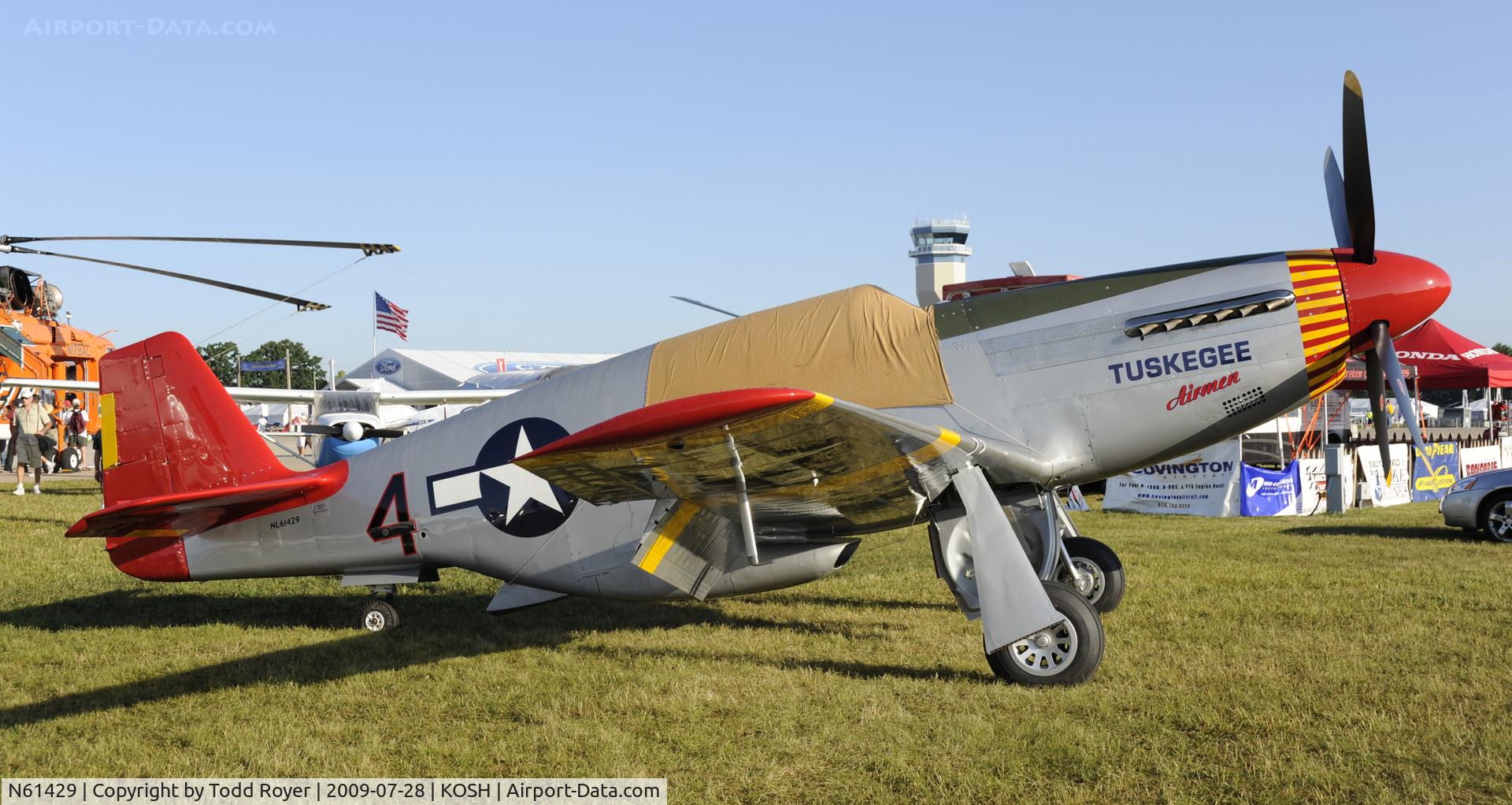 N61429, 1942 North American P-51C Mustang C/N 103-26199, EAA AIRVENTURE 2009