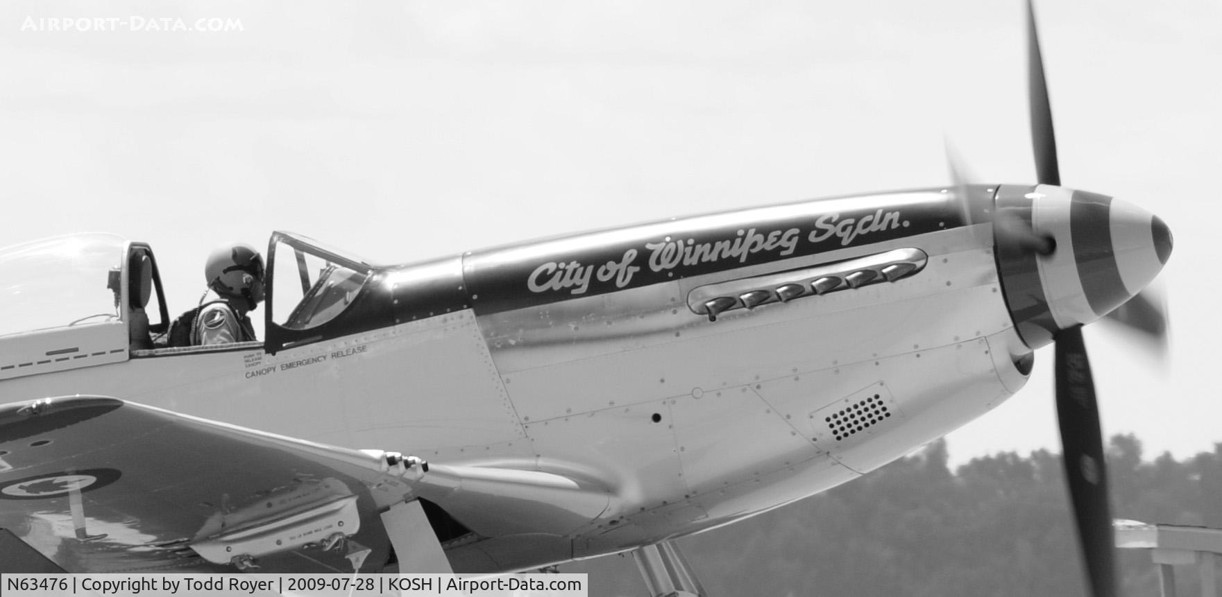 N63476, 1944 North American P-51D Mustang C/N 122-31200, EAA AIRVENTURE 2009