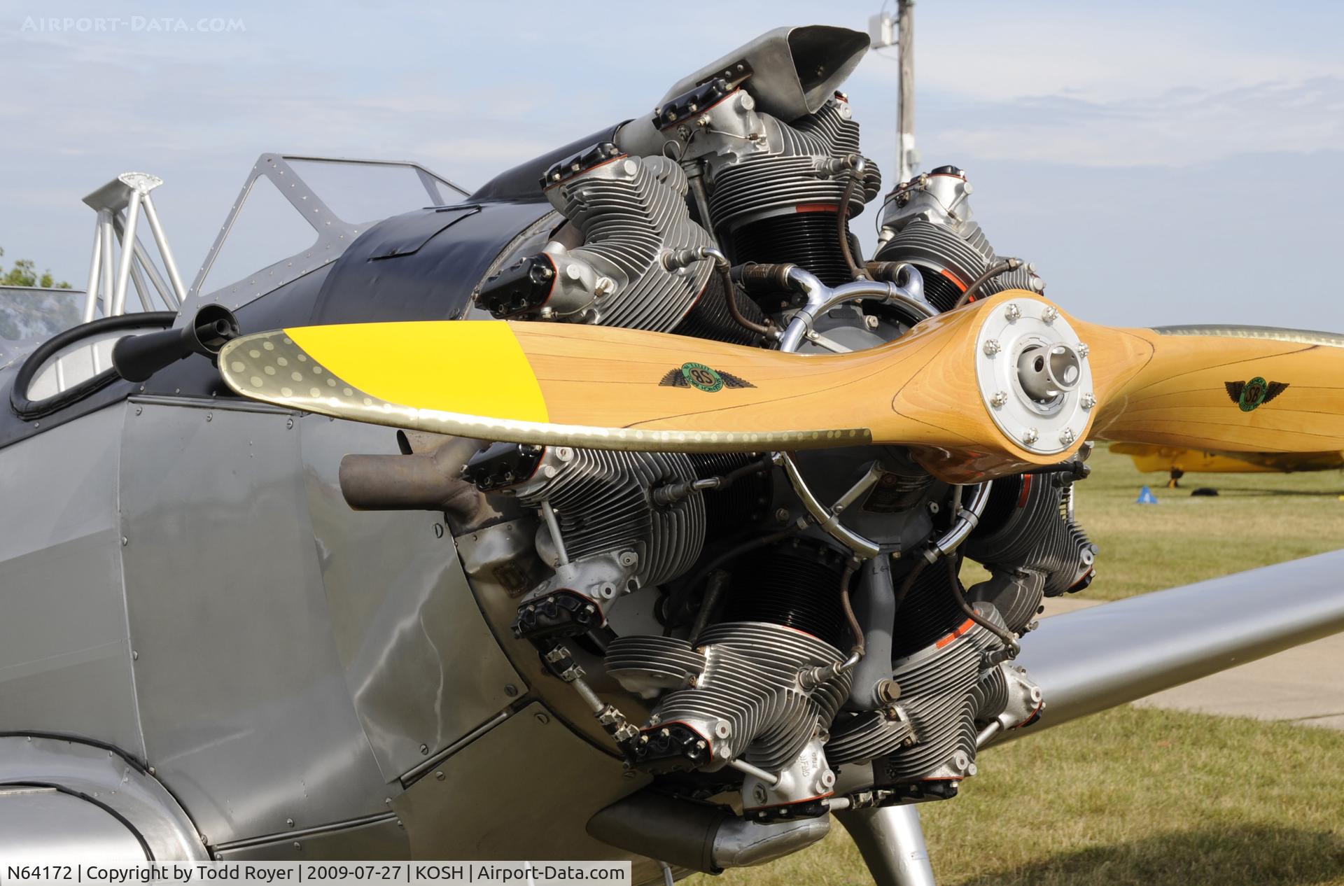 N64172, 1943 Fairchild (Howard) PT-23A Cornell (M-62C) C/N HO-260, EAA AIRVENTURE 2009