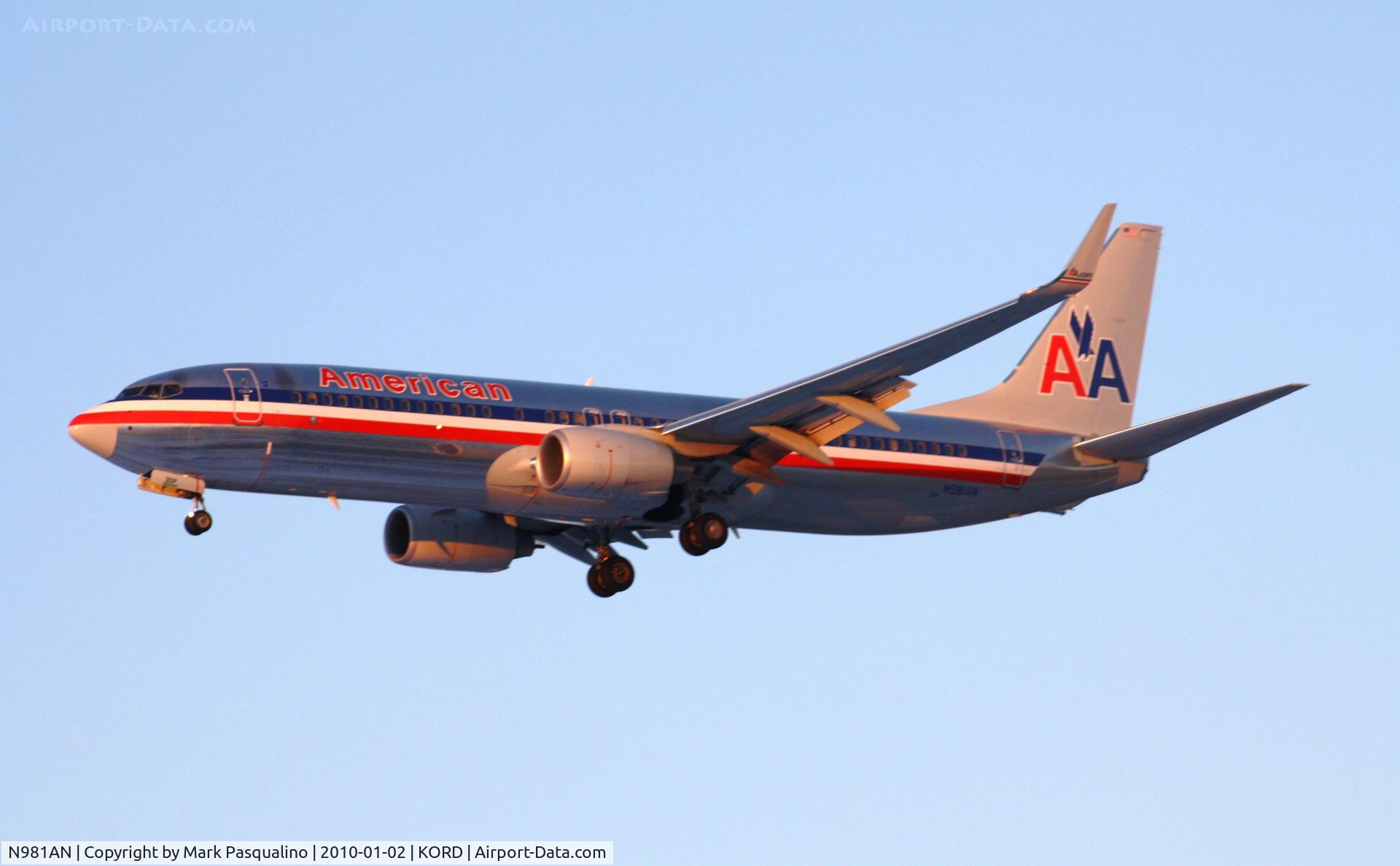N981AN, 2009 Boeing 737-823 C/N 29569, Boeing 737-800