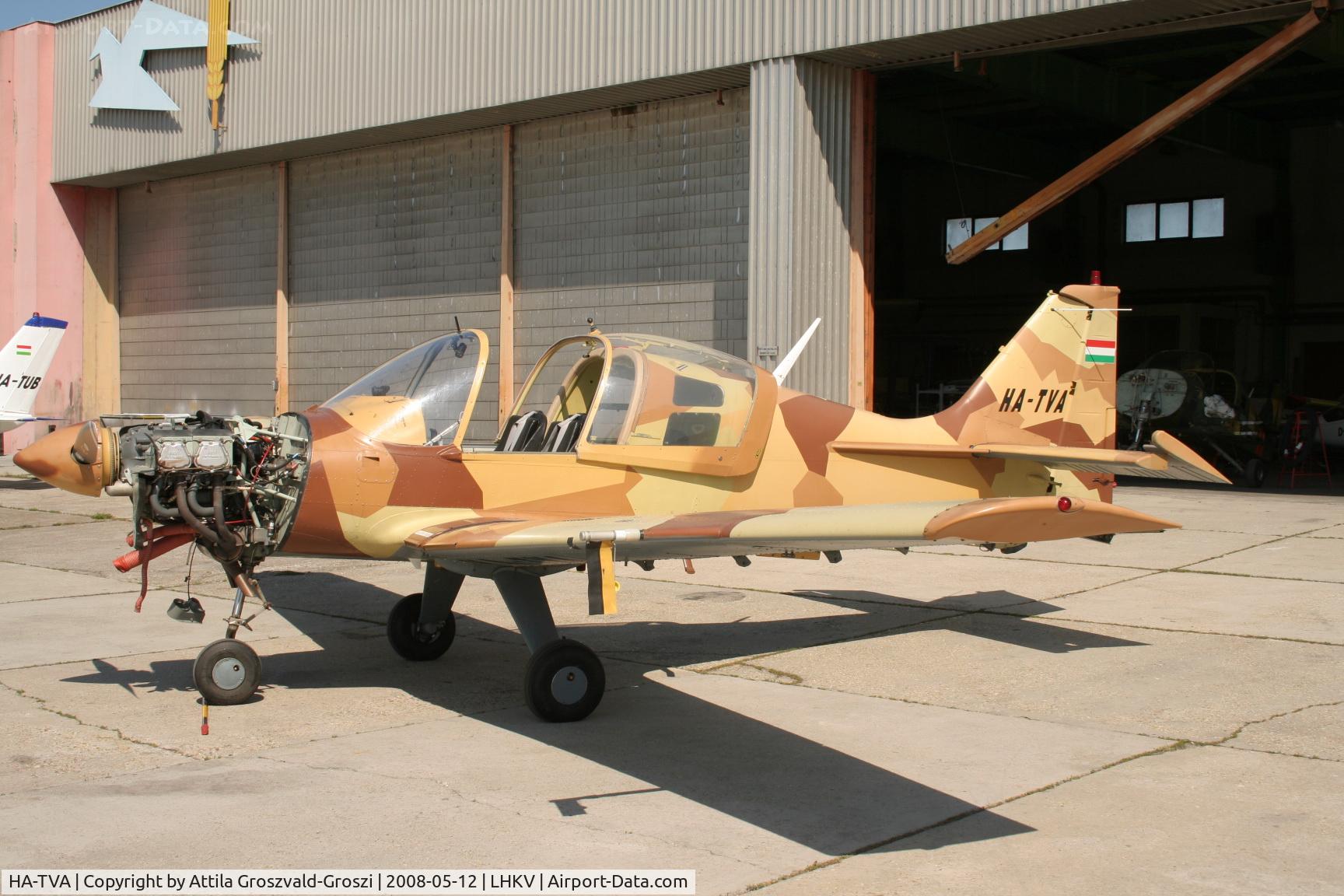 HA-TVA, 1972 Scottish Aviation Bulldog Series 100 Model 104 C/N BH100/134, Hungary-Kaposújlak airport.