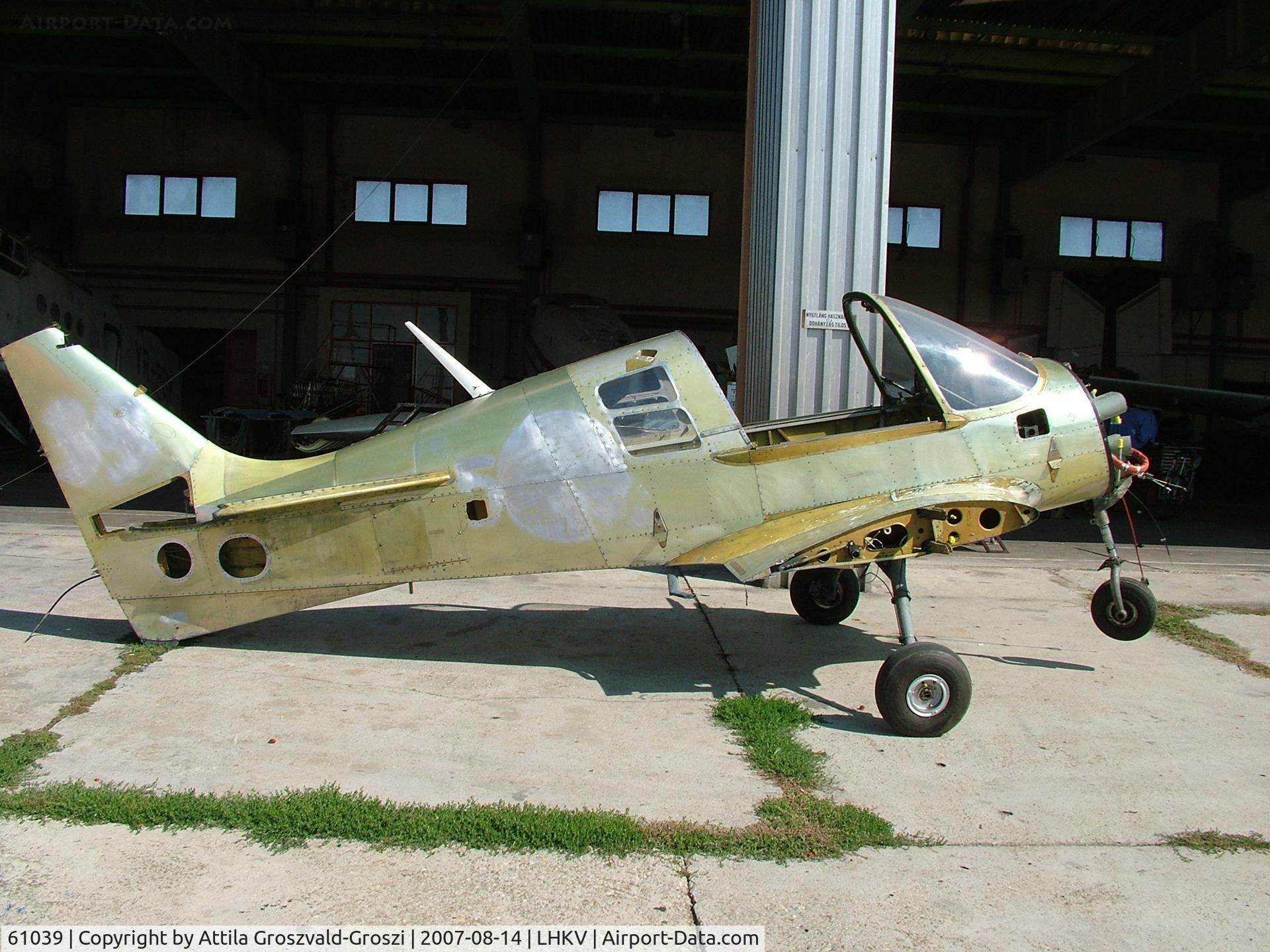 61039, 1972 Scottish Aviation Sk.61D Bulldog C/N 149, Hungary-Kaposújlak airport.