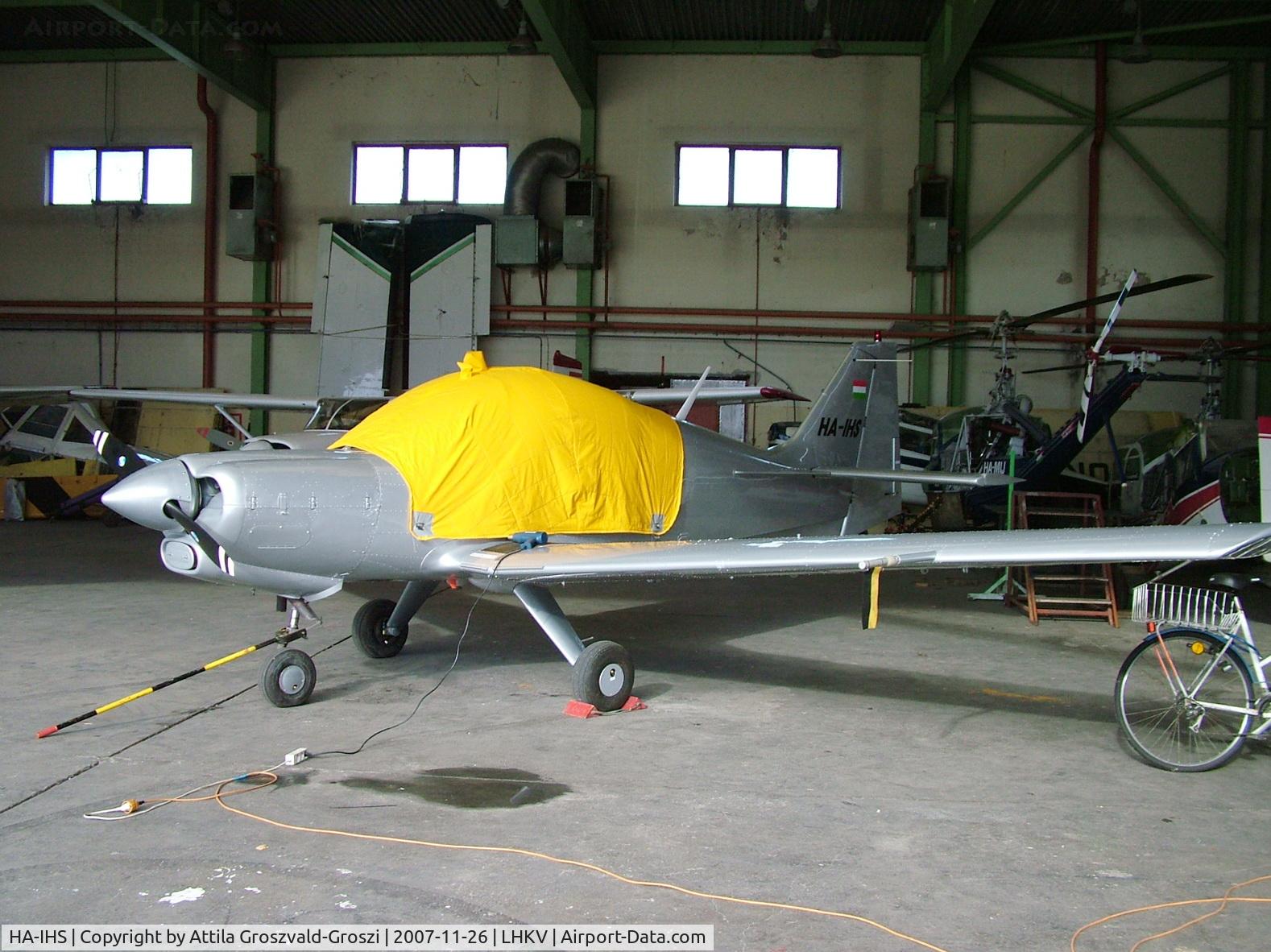 HA-IHS, 1972 Scottish Aviation Sk.61D Bulldog C/N 149, Hungary-Kaposújlak airport hangar