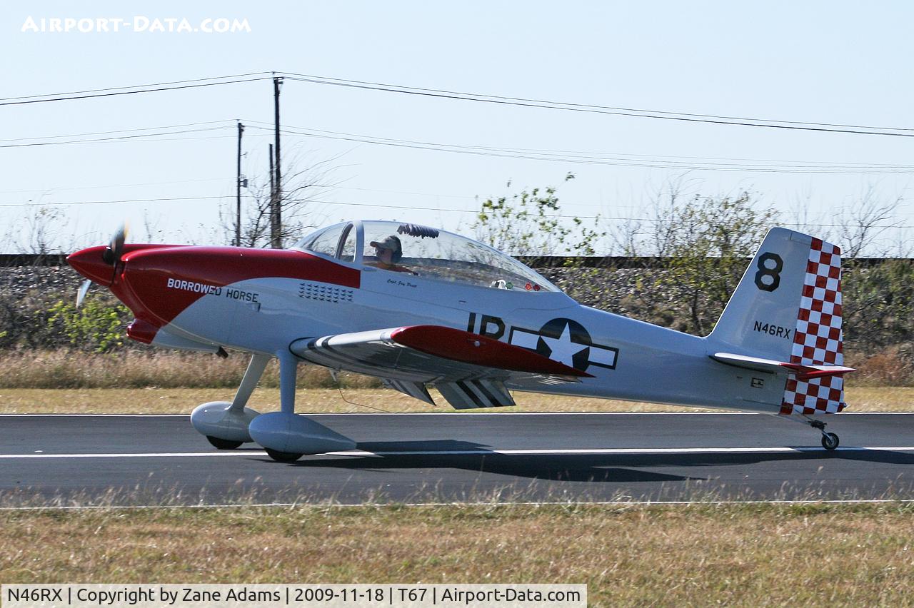 N46RX, 2007 Vans RV-8 C/N 82506, At Hicks Field - Fort Worth, TX