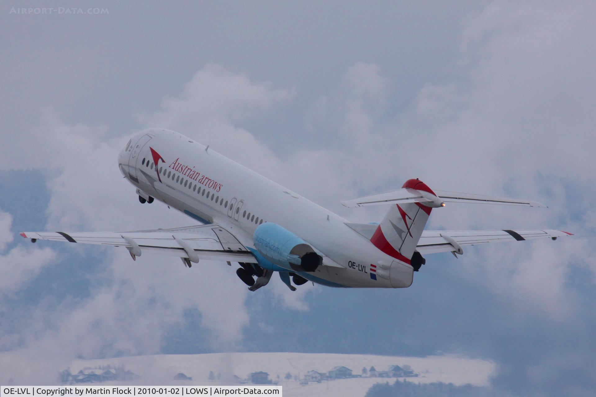 OE-LVL, 1992 Fokker 100 (F-28-0100) C/N 11404, .