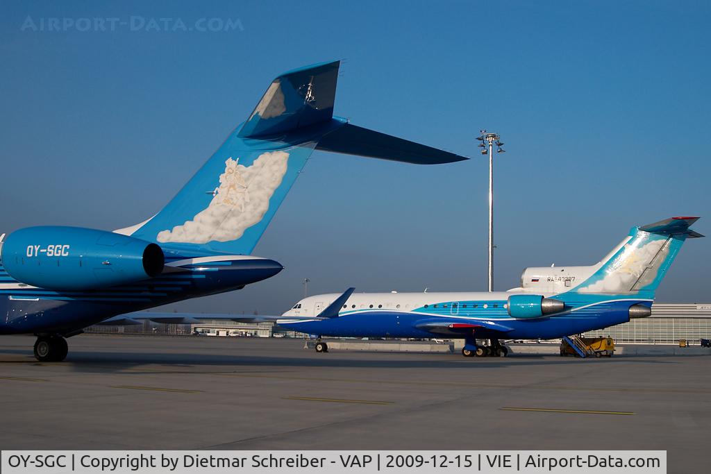 OY-SGC, 2009 Bombardier BD-700-1A11 Global 5000 C/N 9343, Globalexpress 5000 and Yakovlev 42