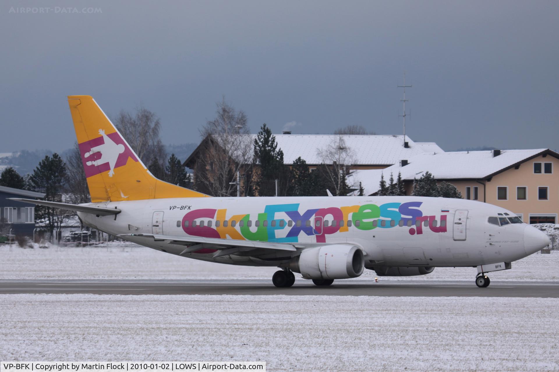 VP-BFK, 1990 Boeing 737-5L9 C/N 24928, .