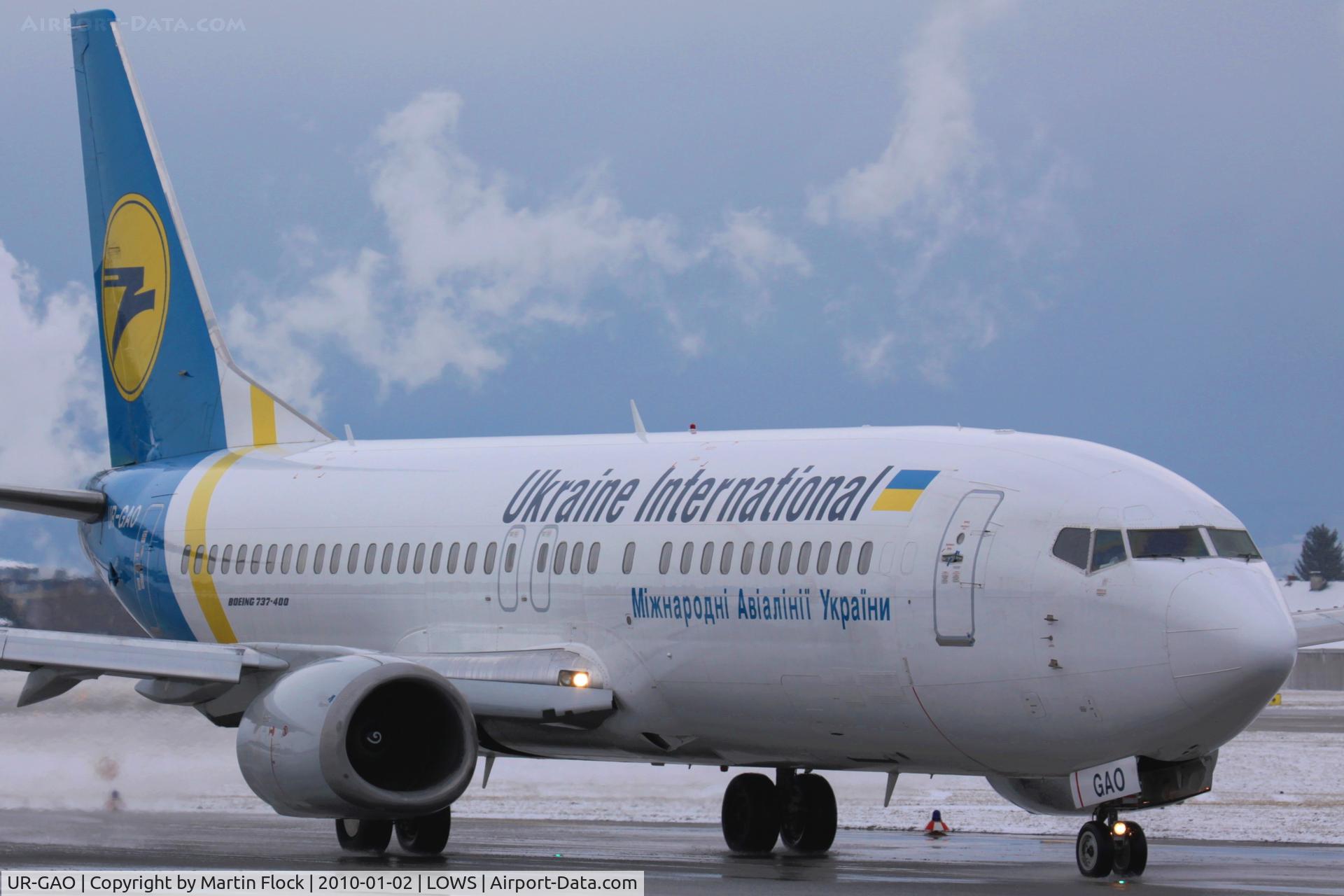 UR-GAO, 1991 Boeing 737-4Z9 C/N 25147, .