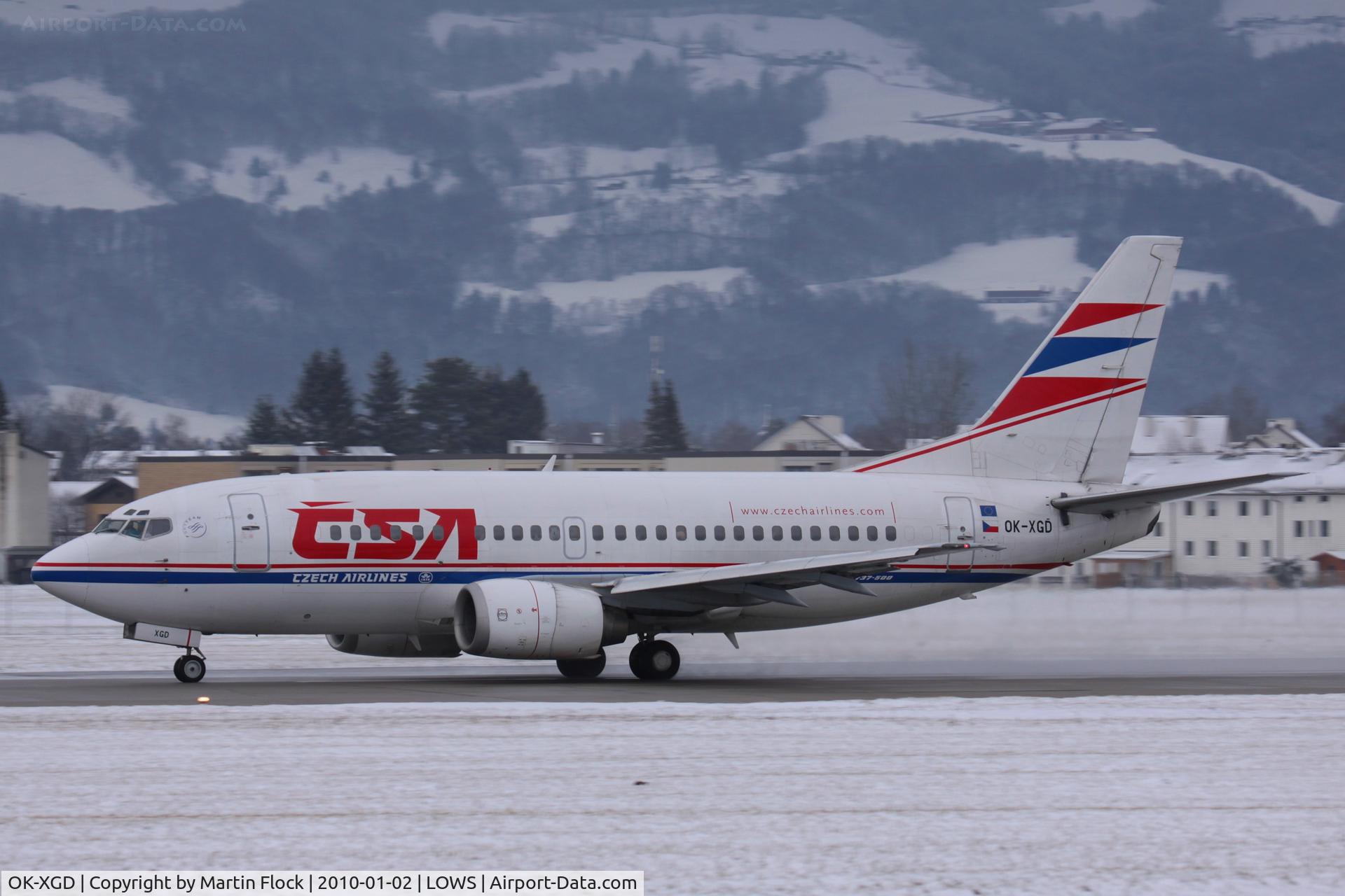 OK-XGD, 1992 Boeing 737-55D C/N 26542/2337, .