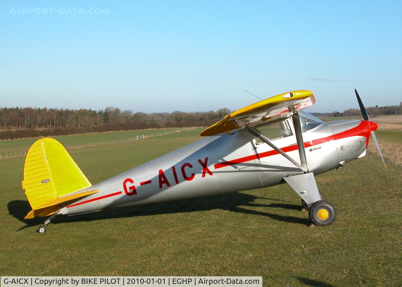 G-AICX, 1946 Luscombe 8A Silvaire C/N 2568, NEW YEARS DAY FLY-IN