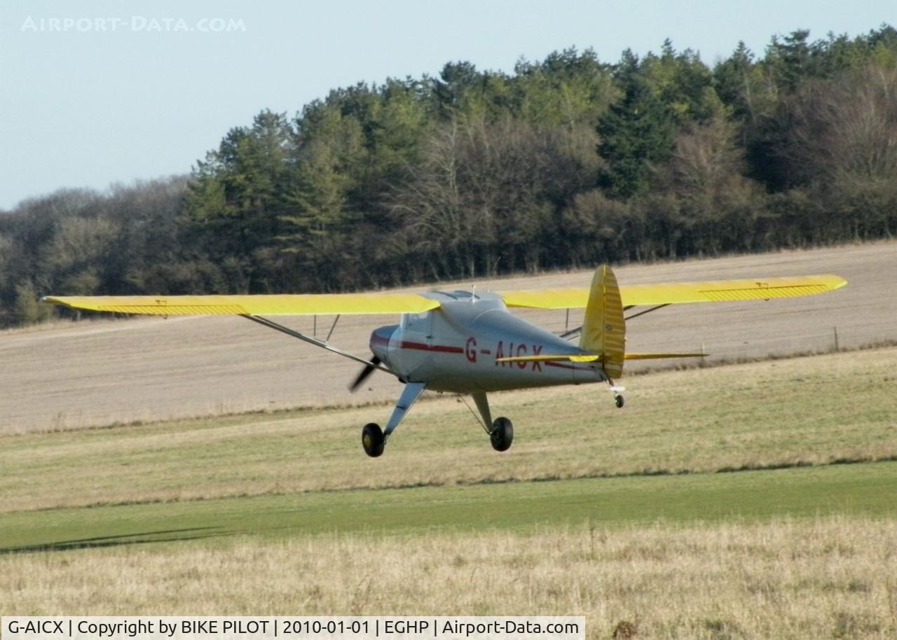 G-AICX, 1946 Luscombe 8A Silvaire C/N 2568, NEW YEARS DAY FLY-IN