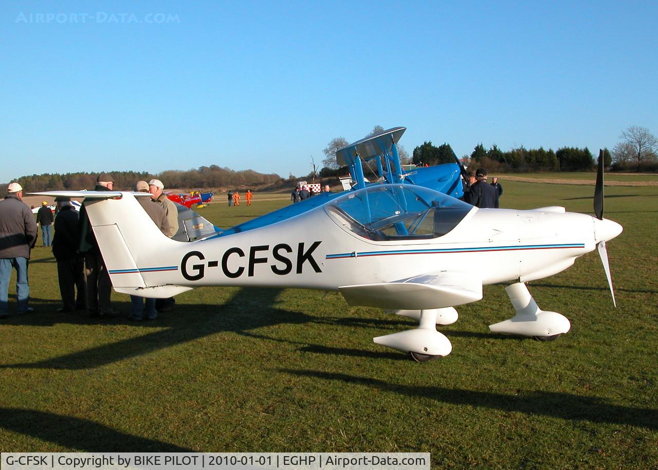 G-CFSK, 2009 Dyn'Aero MCR-01 C/N PFA 301-14704, NEW YEARS DAY FLY-IN