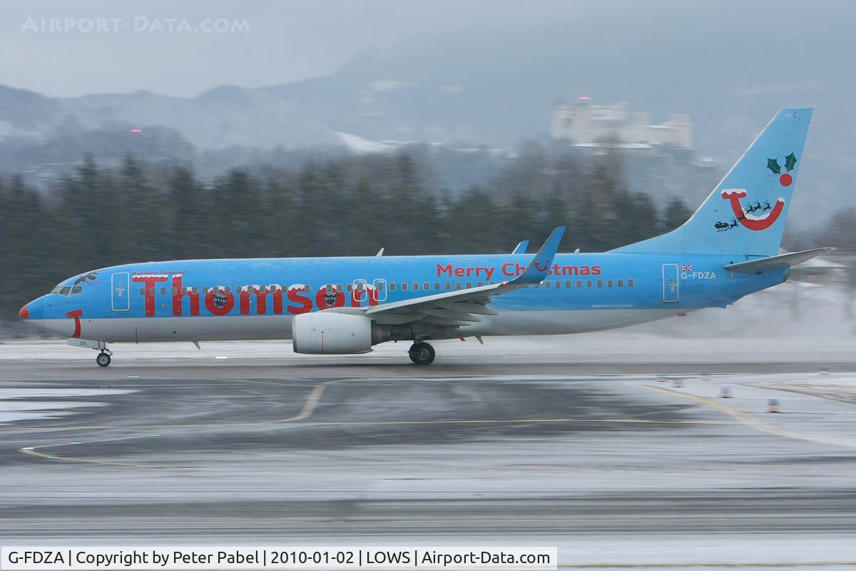 G-FDZA, 2007 Boeing 737-8K5 C/N 35134, SZG Wintercharter