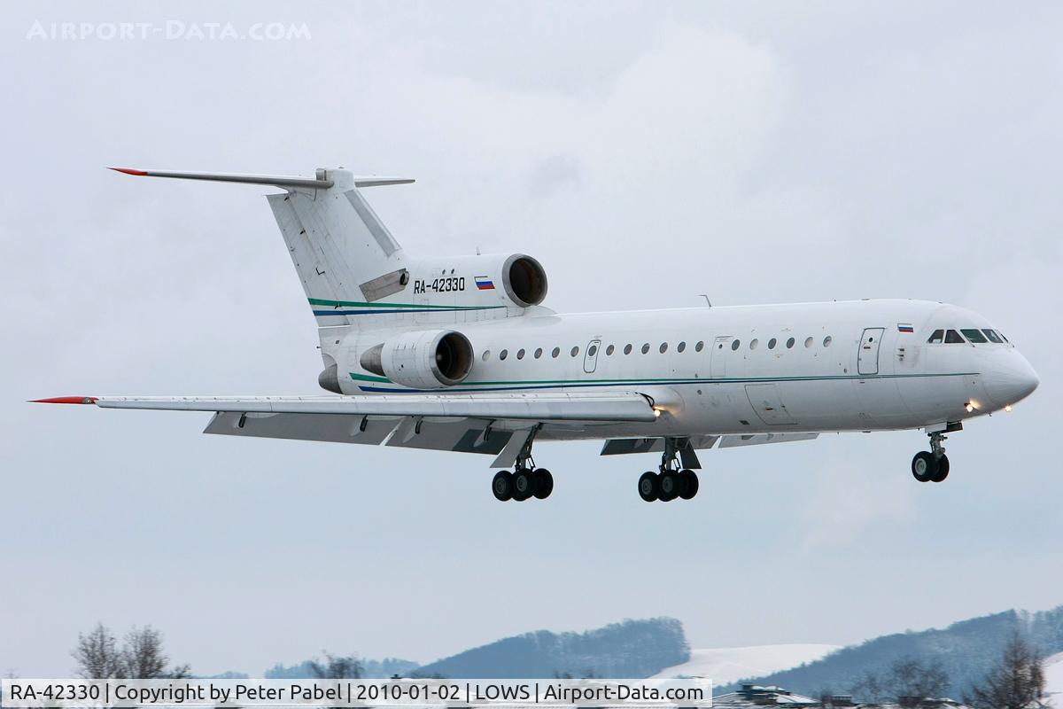 RA-42330, Yakovlev Yak-42D C/N 4250422505122, SZG Wintercharter
