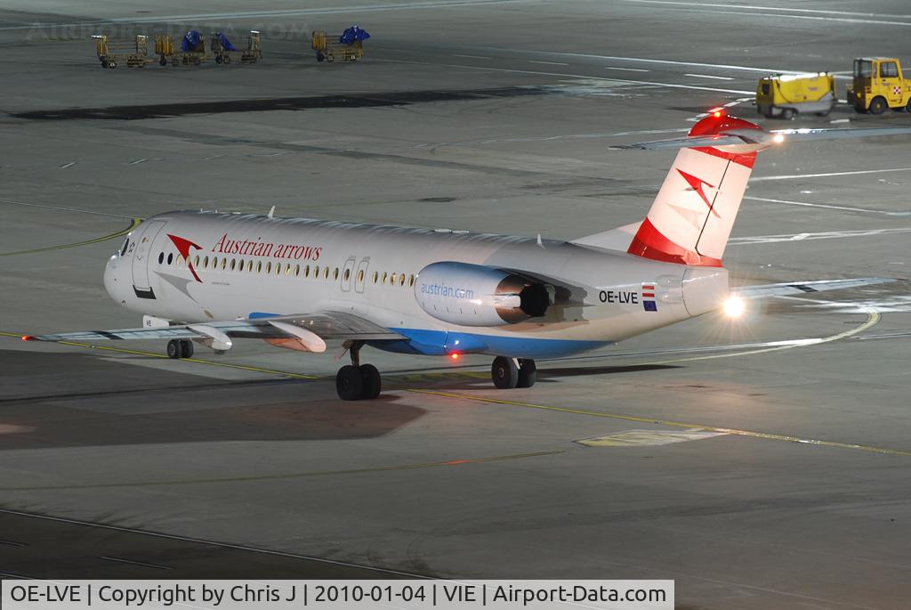 OE-LVE, 1994 Fokker 100 (F-28-0100) C/N 11499, Austrian arrows Fokker 100