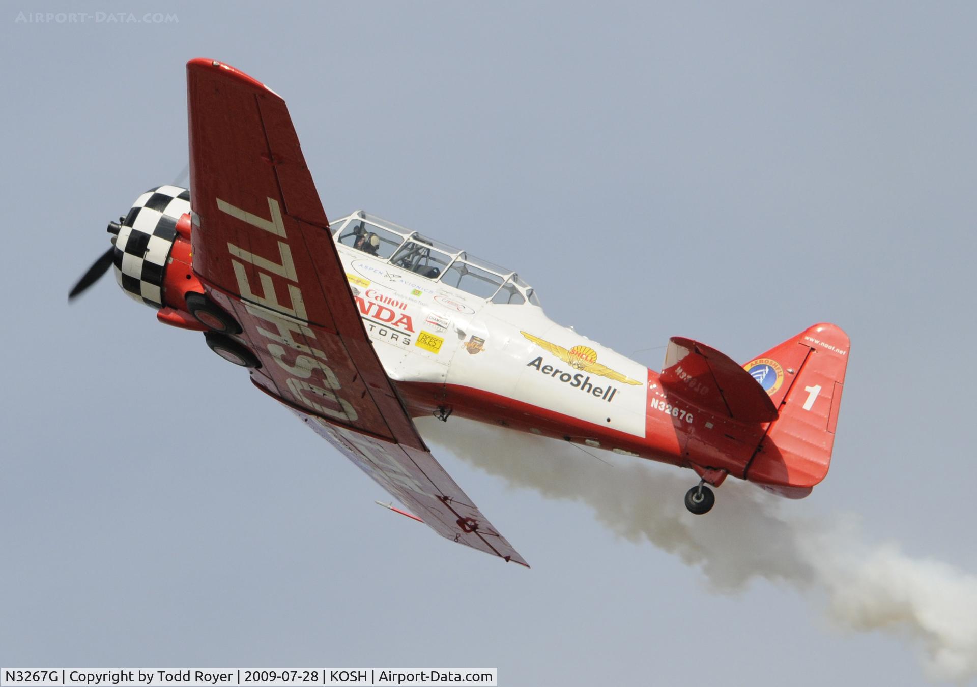 N3267G, 1943 North American SNJ-5 Texan C/N 88-15114, EAA AIRVENTURE 2009