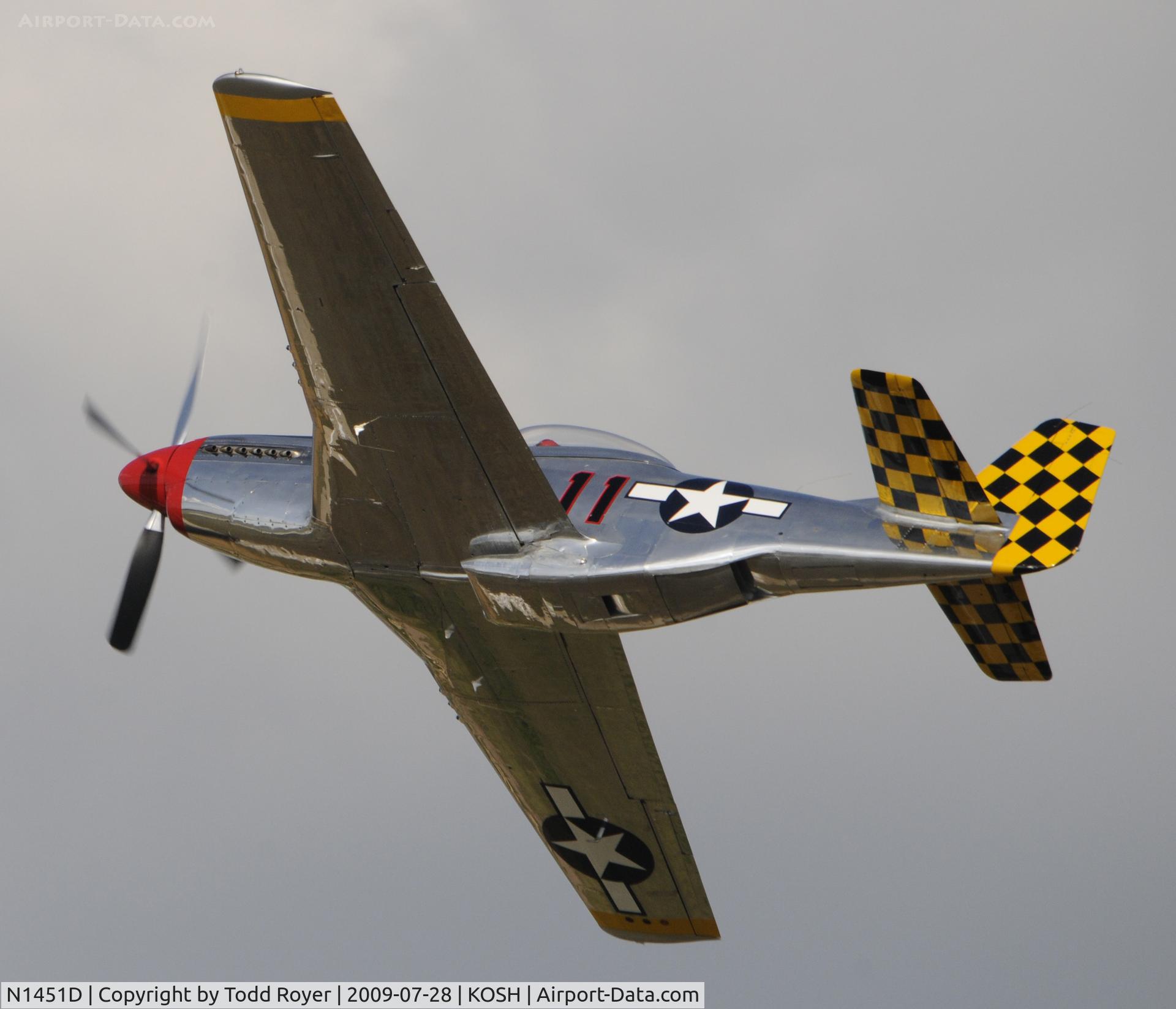 N1451D, 1944 North American P-51D Mustang C/N 44-74446A, EAA AIRVENTURE 2009