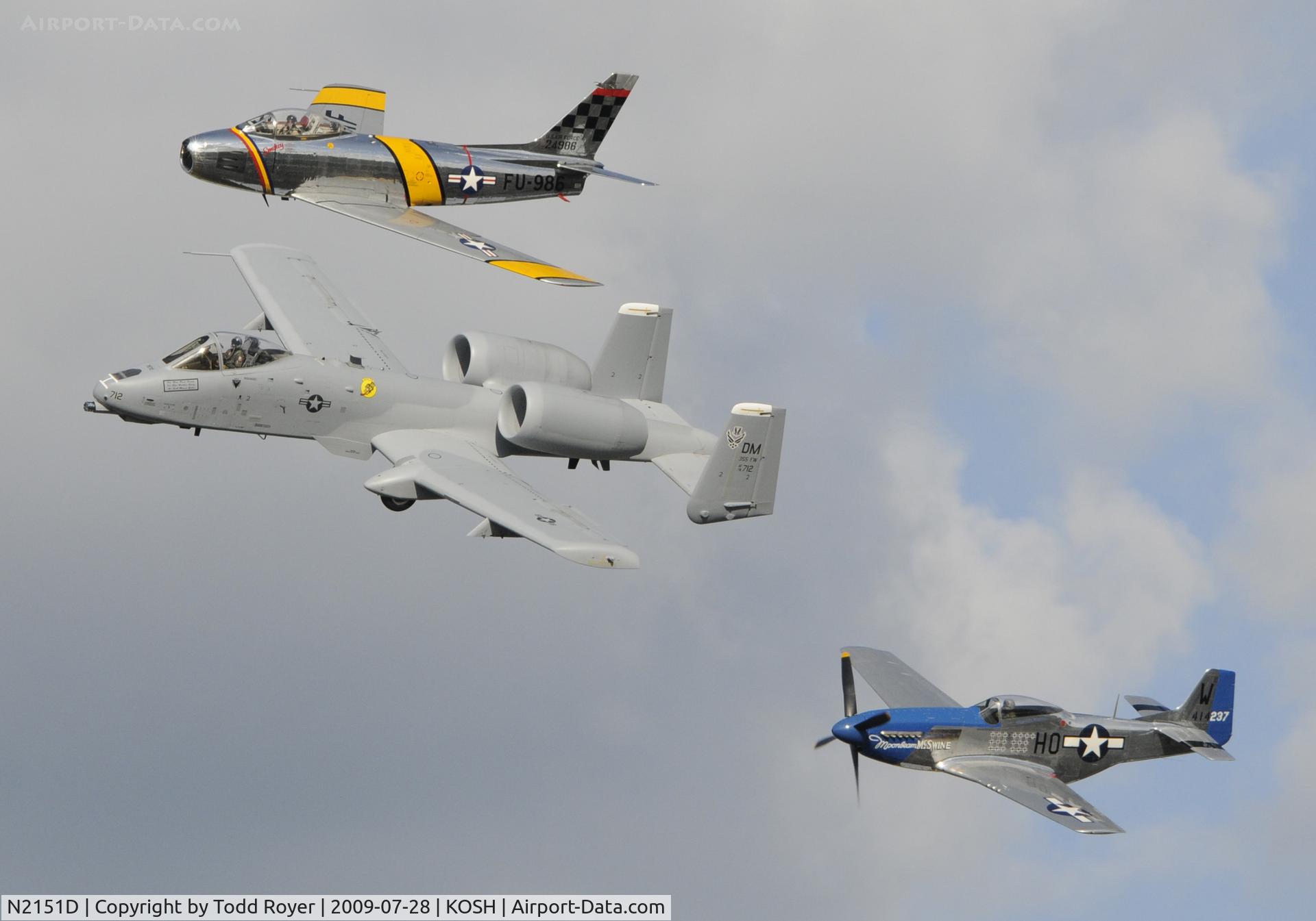 N2151D, 1944 North American F-51D Mustang C/N 122-40196, EAA AIRVENTURE 2009
