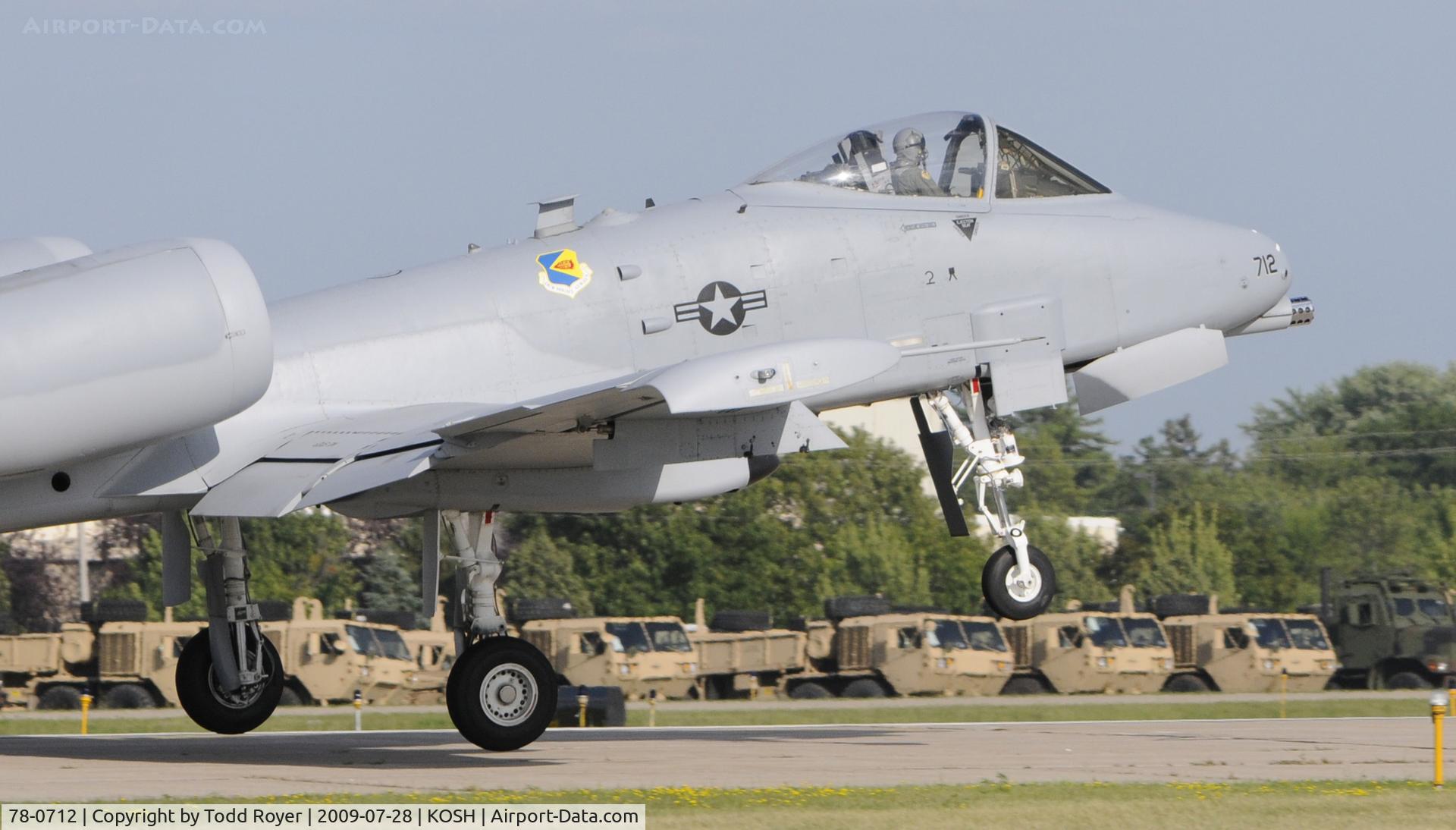 78-0712, 1978 Fairchild Republic A-10C Thunderbolt II C/N A10-0332, EAA AIRVENTURE 2009