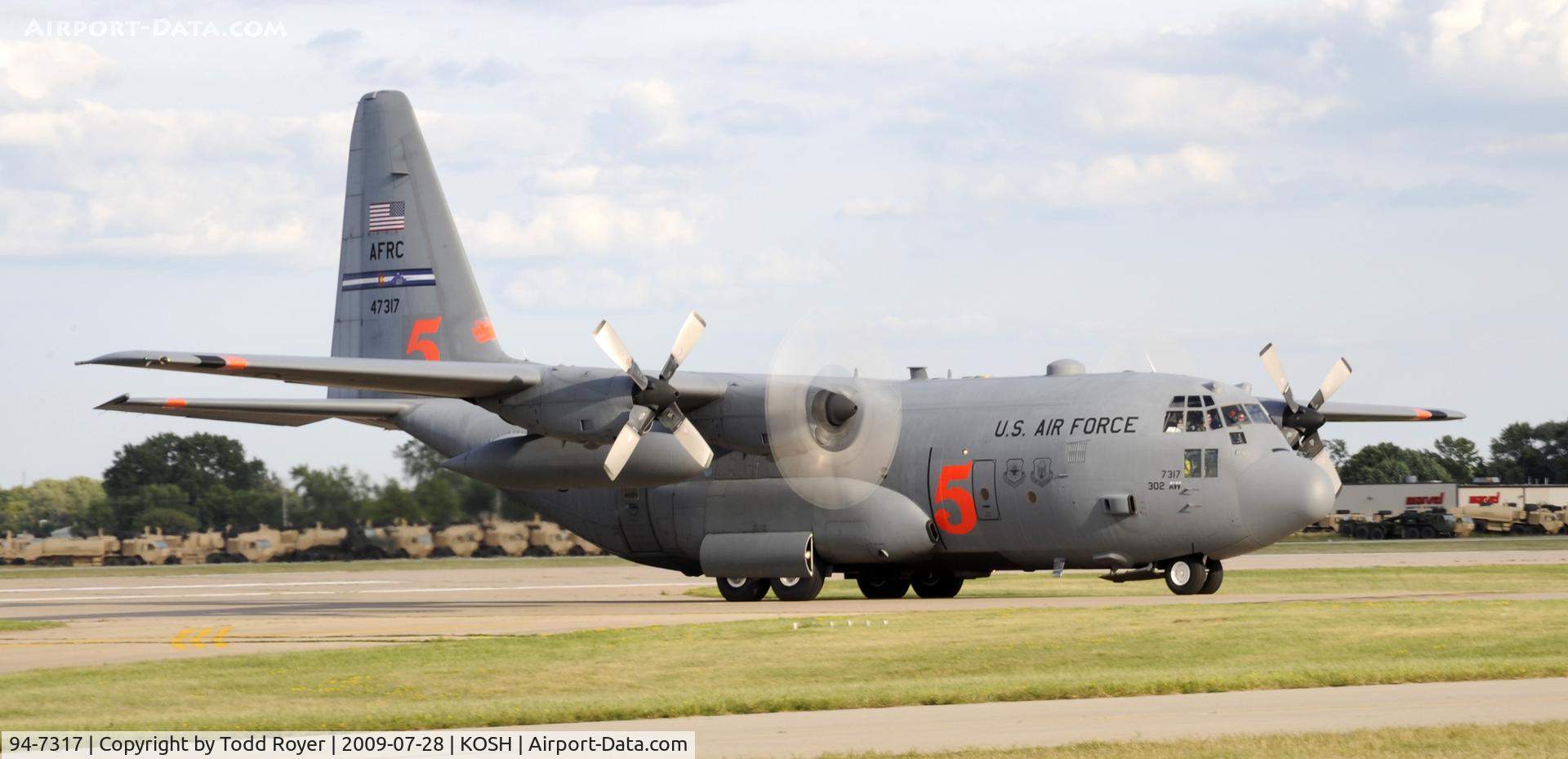 94-7317, 1994 Lockheed C-130H Hercules C/N 382-5391, EAA AIRVENTURE 2009