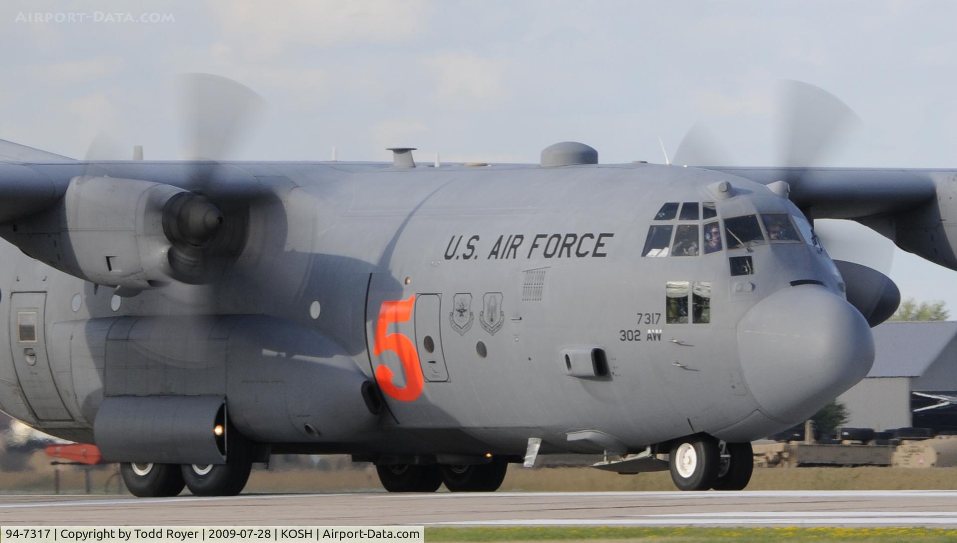 94-7317, 1994 Lockheed C-130H Hercules C/N 382-5391, EAA AIRVENTURE 2009