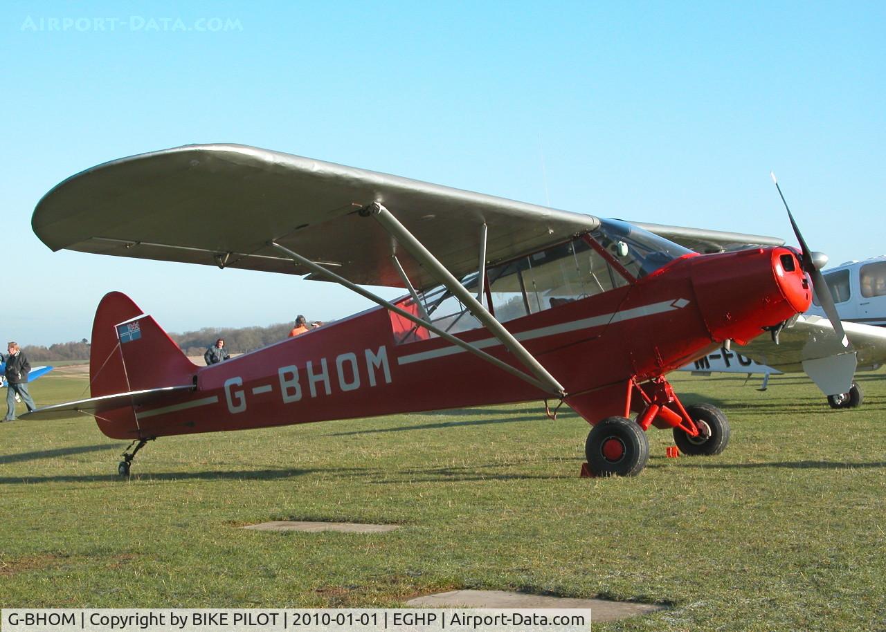 G-BHOM, 1951 Piper L-18C Super Cub (PA-18-95) C/N 18-1391, NEW YEARS DAY FLY-IN